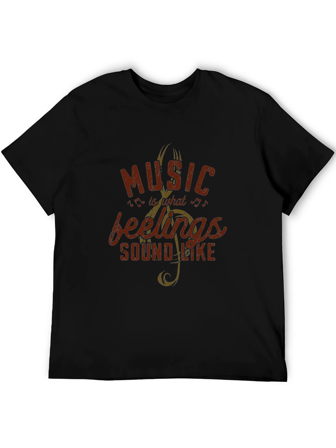 Music is What Feelings Sound Like Tee