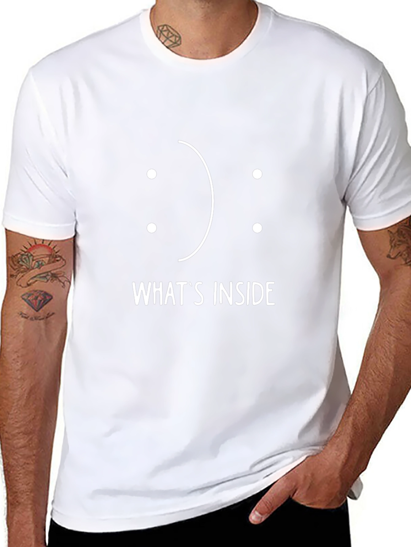 Whats Inside T-Shirt - Black