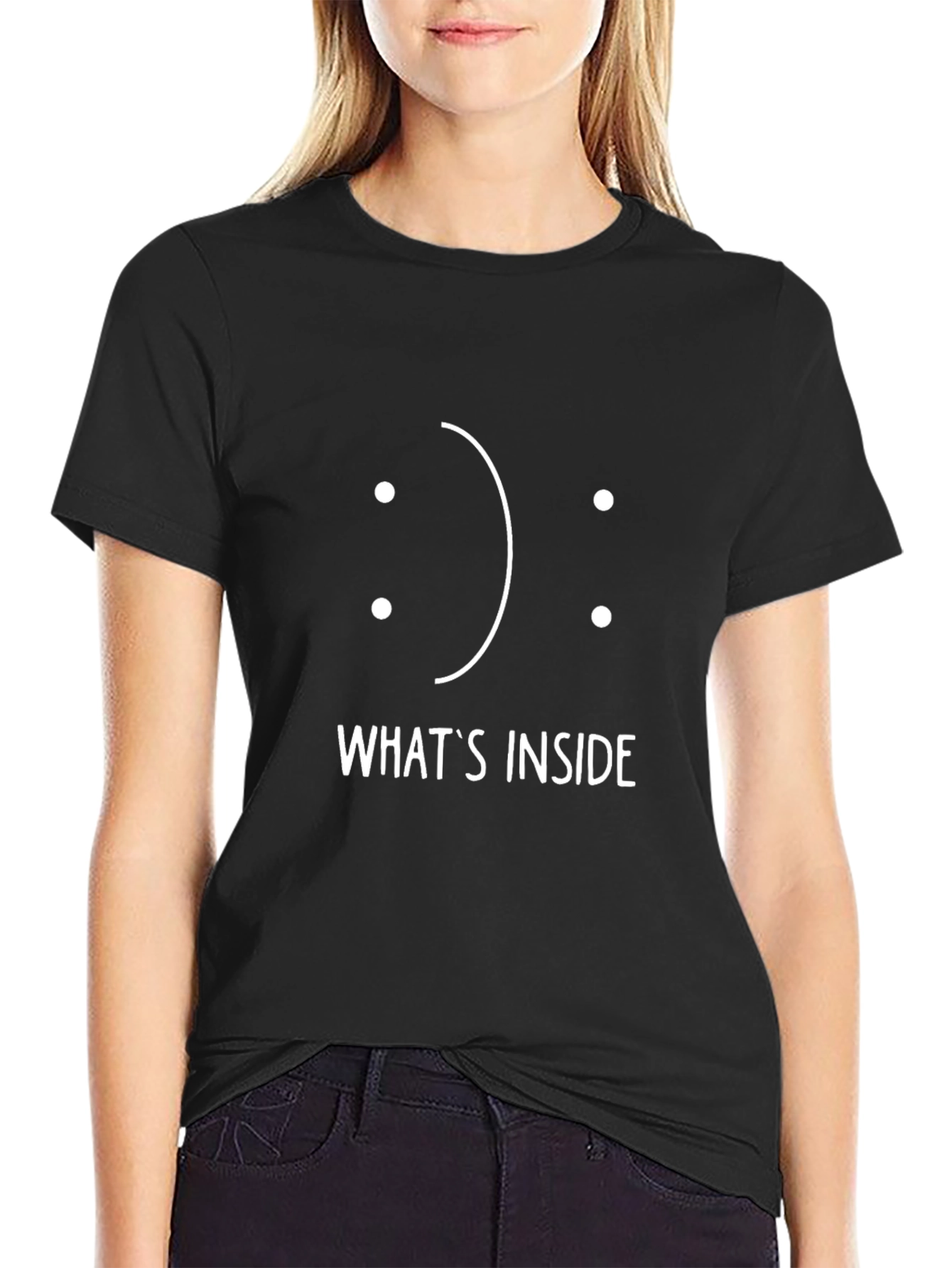 Whats Inside T-Shirt - Black