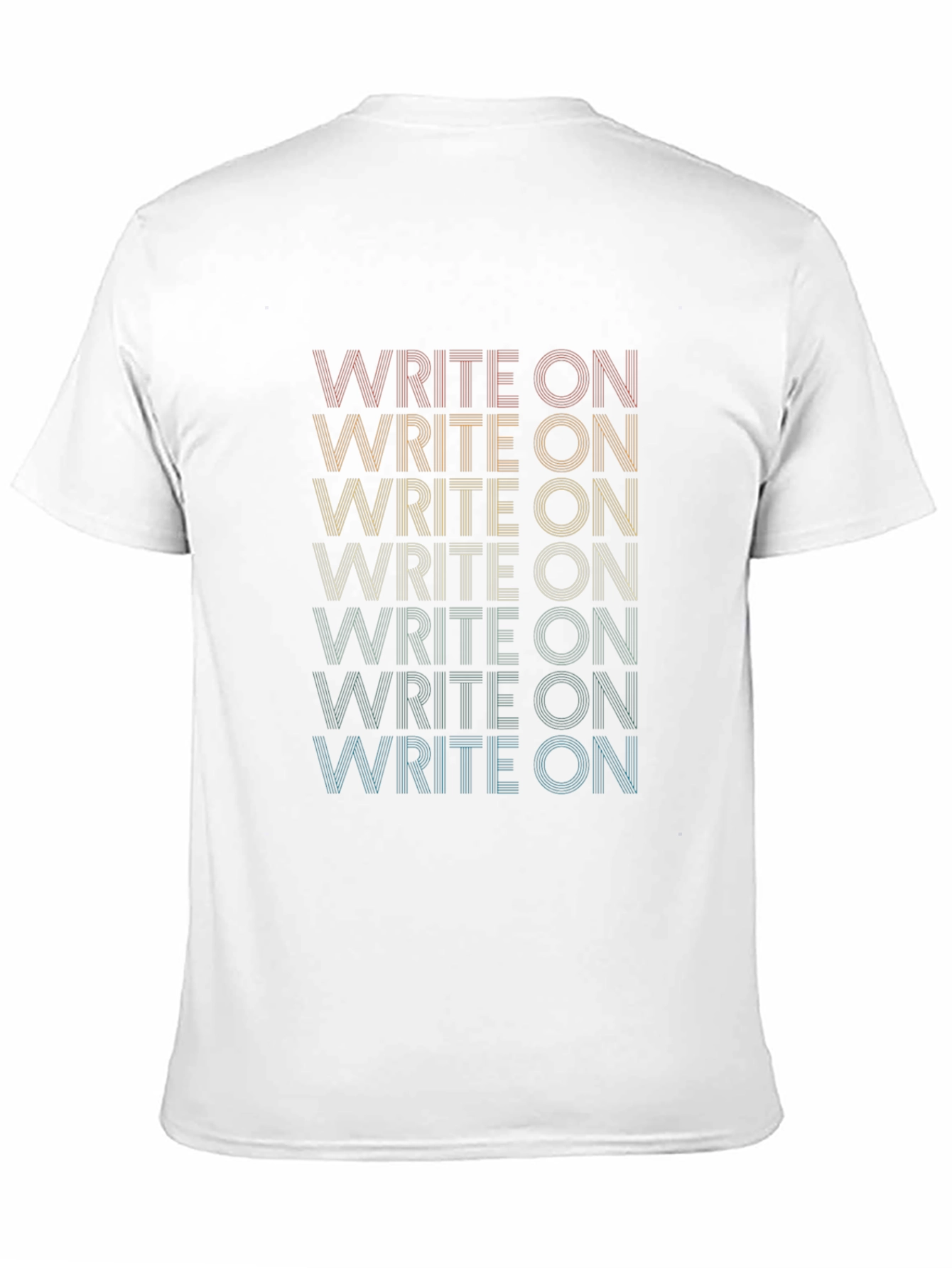 Write On Retro Graphic Tee - Black Unisex T-Shirt
