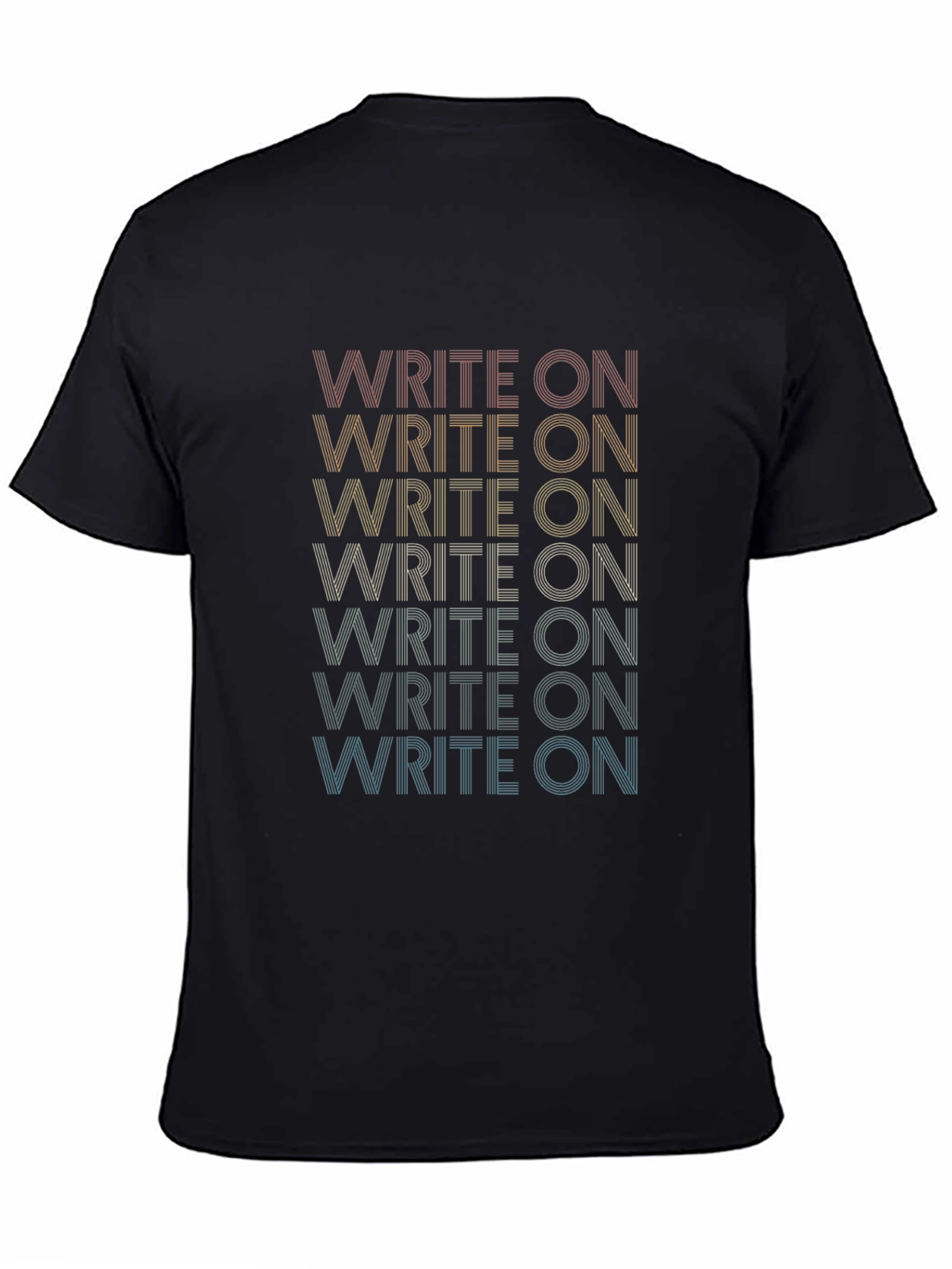 Write On Retro Graphic Tee - Black Unisex T-Shirt