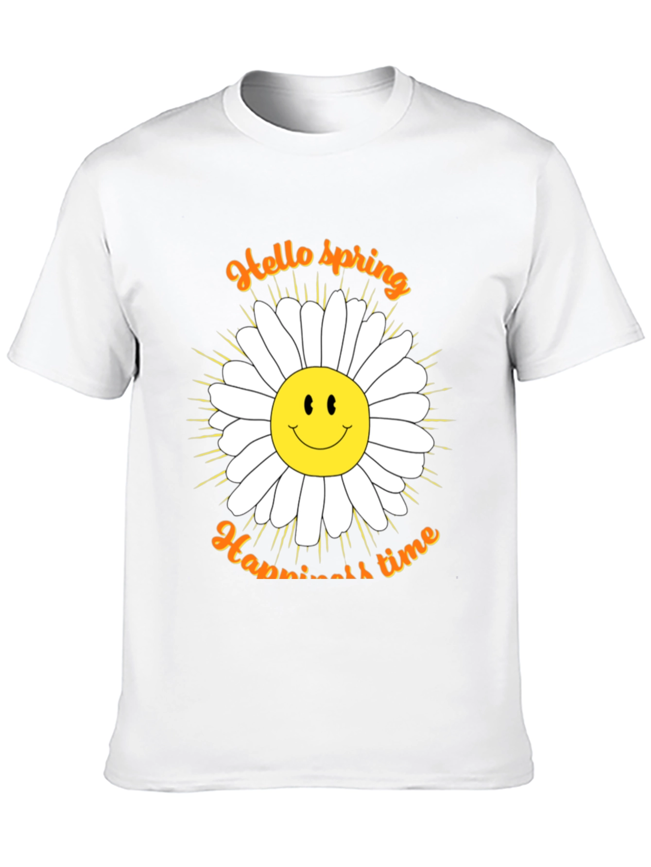 Hello Spring Daisy T-Shirt - Happiness Time
