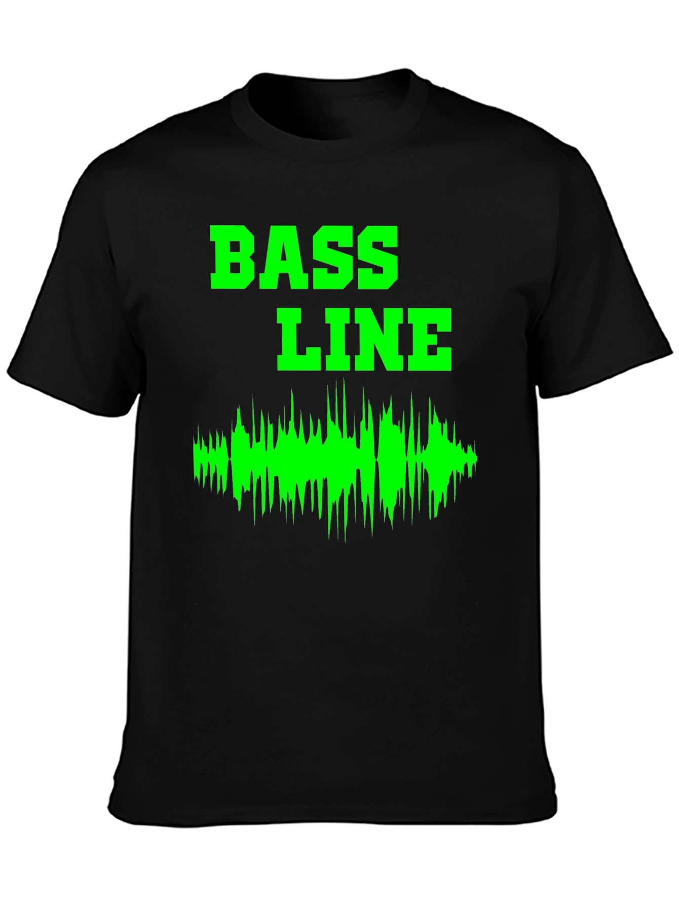 Bass Line Graphic T-Shirt - Music Lover Tee