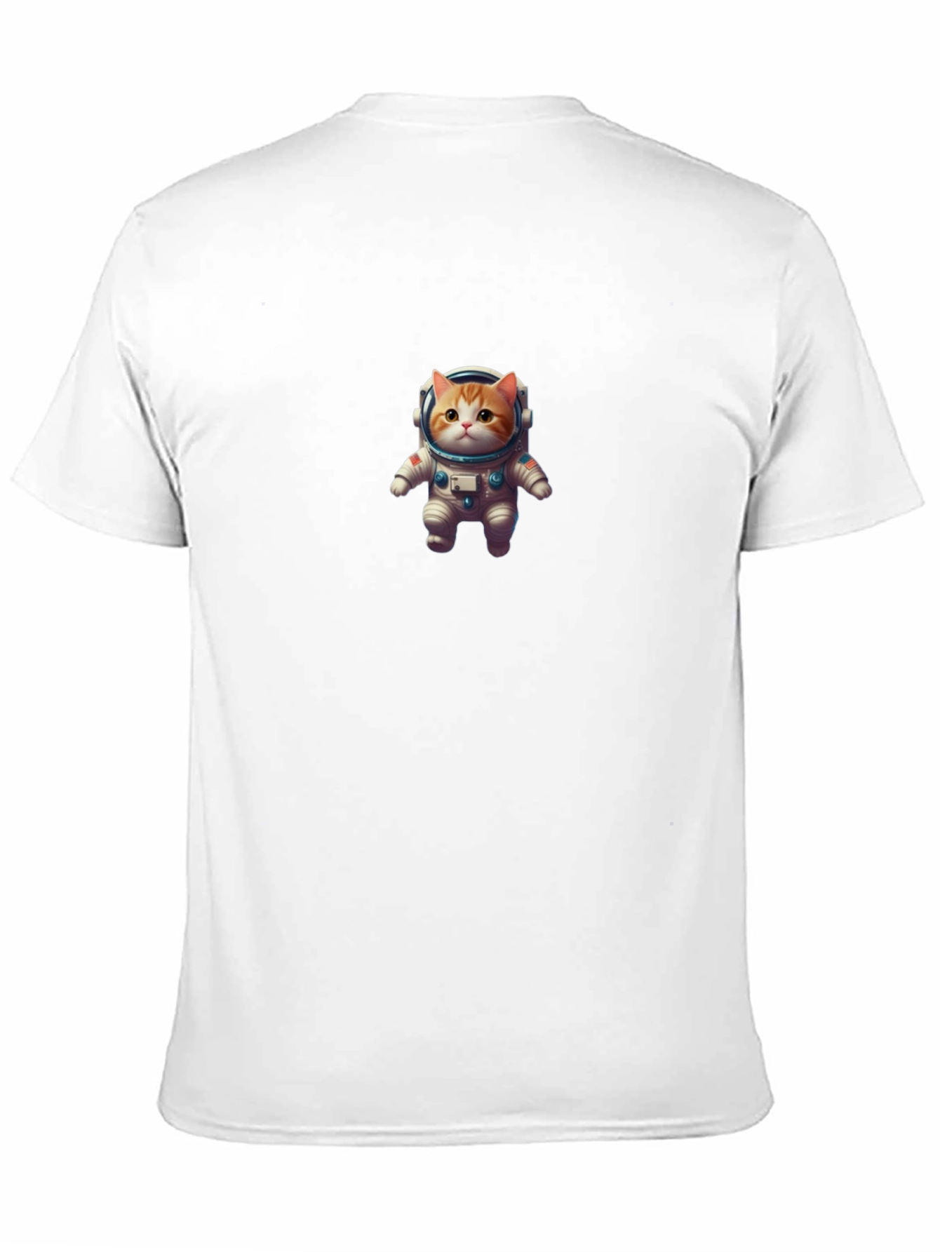 Astronaut Cat Black T-Shirt - Space Kitty Tee