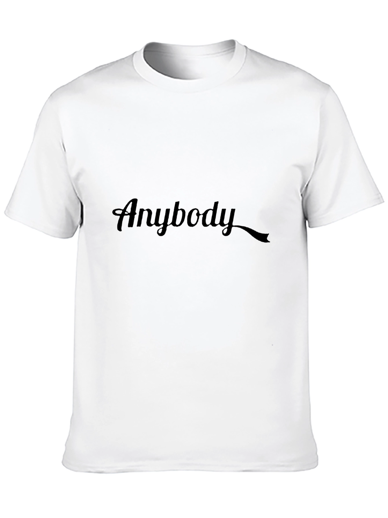 Anybody Black Graphic Tee