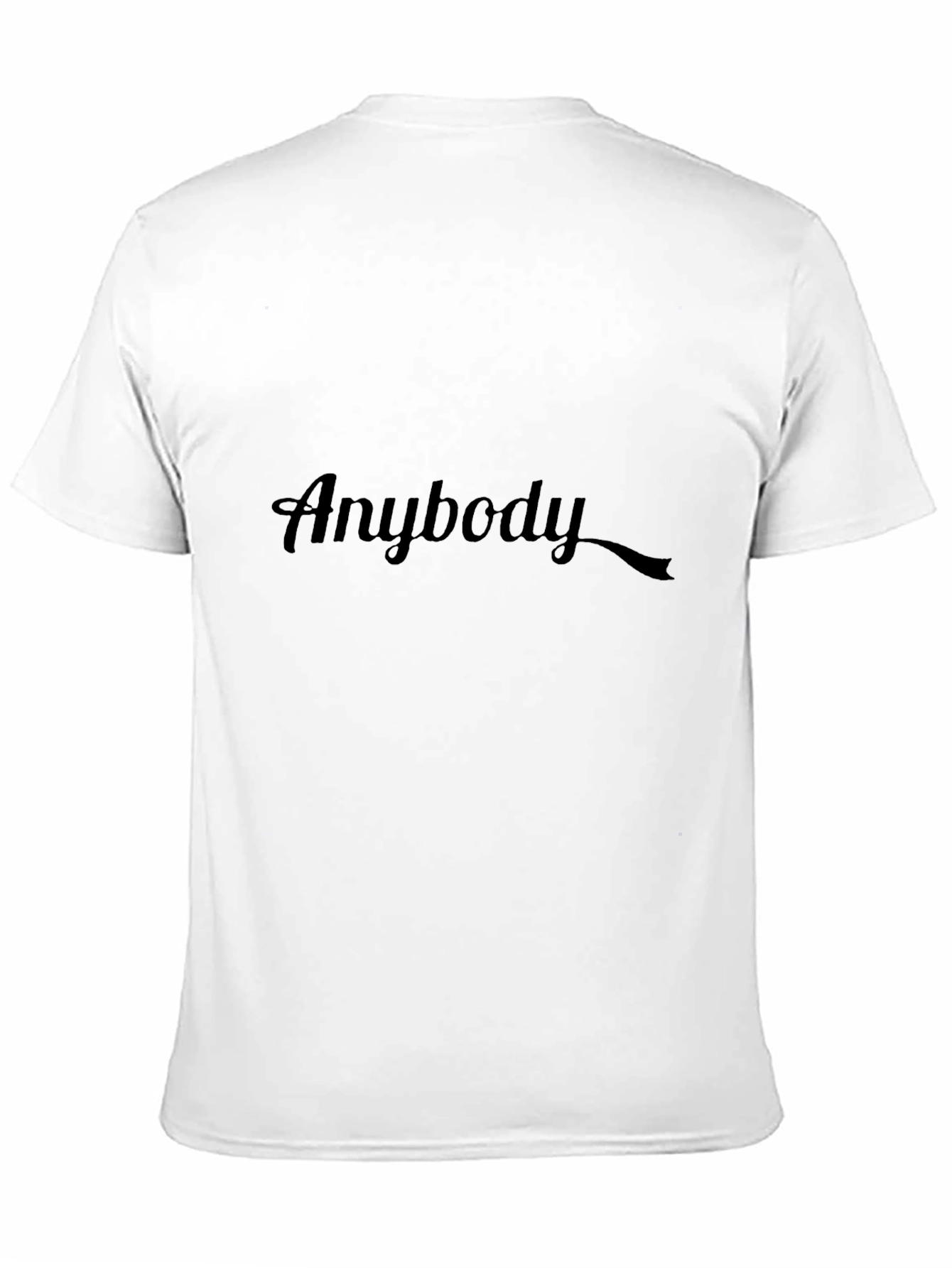 Anybody Black Graphic Tee