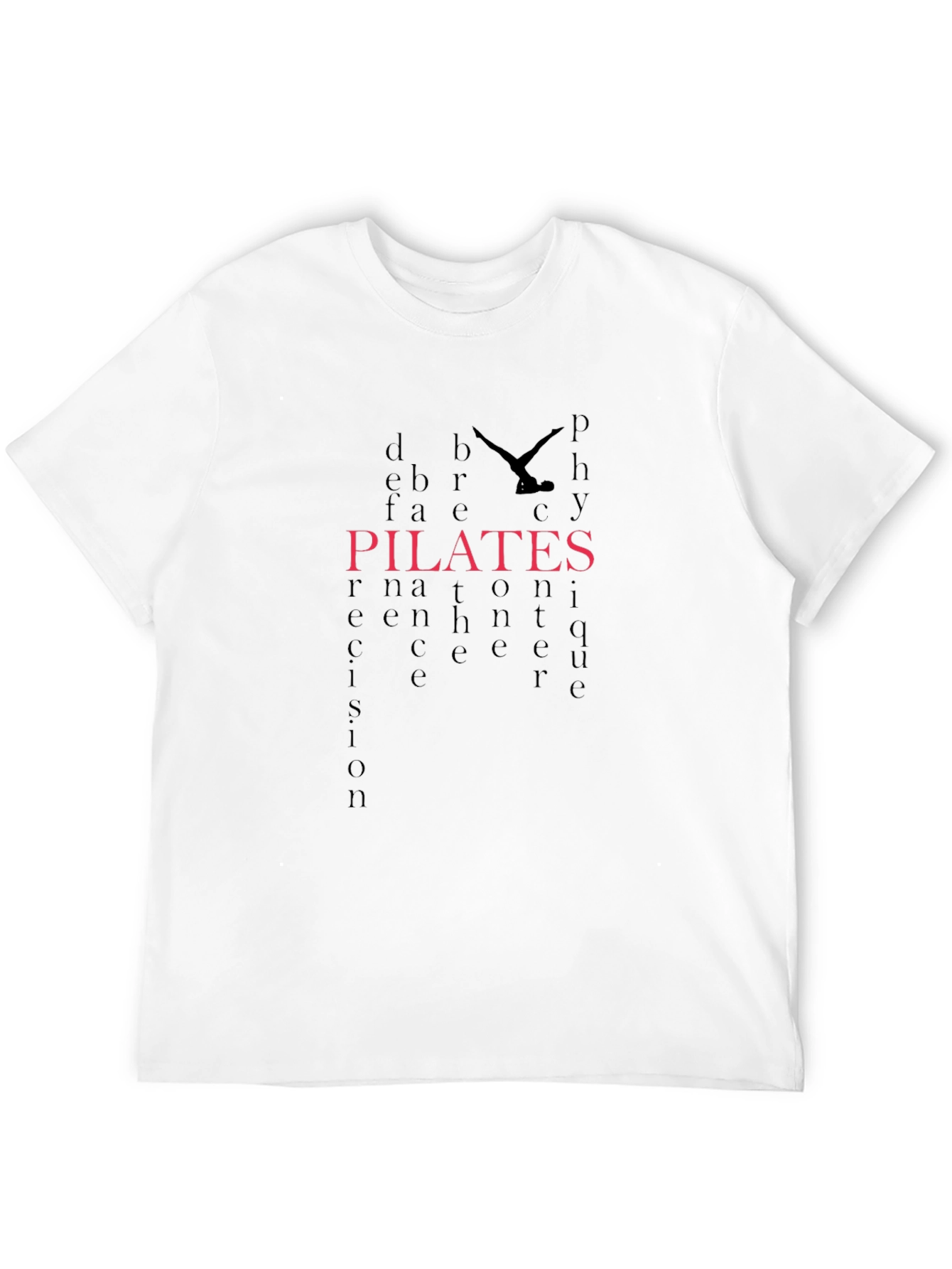 Pilates Graphic Tee - Black