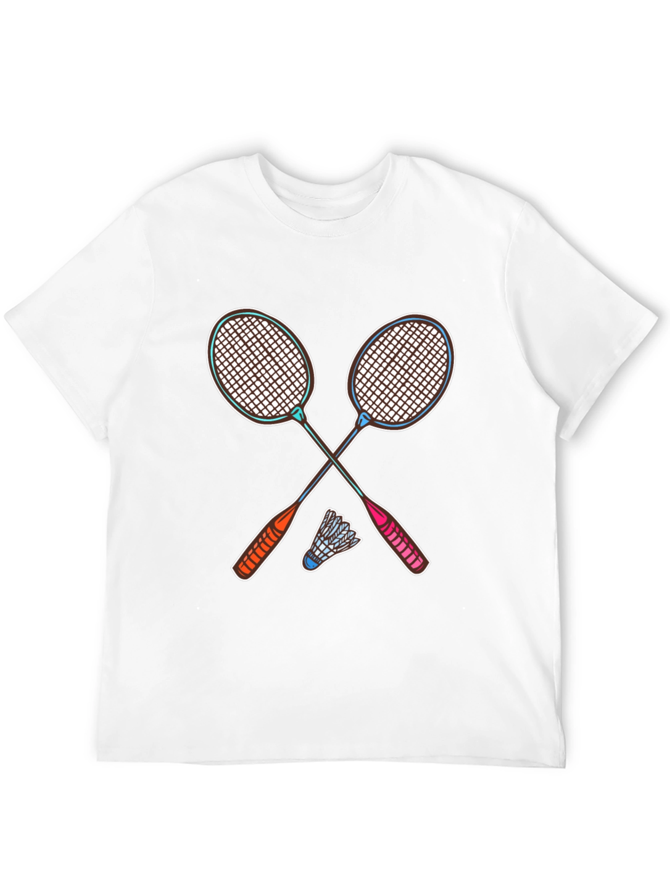 Badminton Rackets Graphic T-Shirt