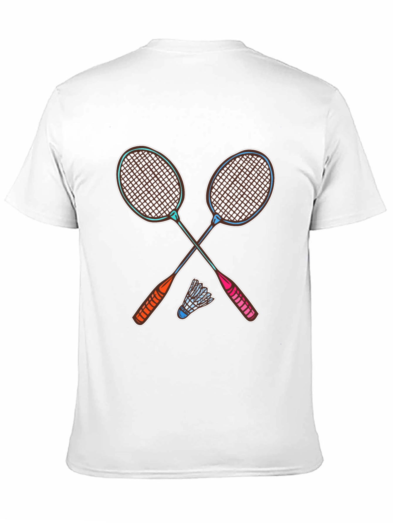 Badminton Rackets Graphic T-Shirt