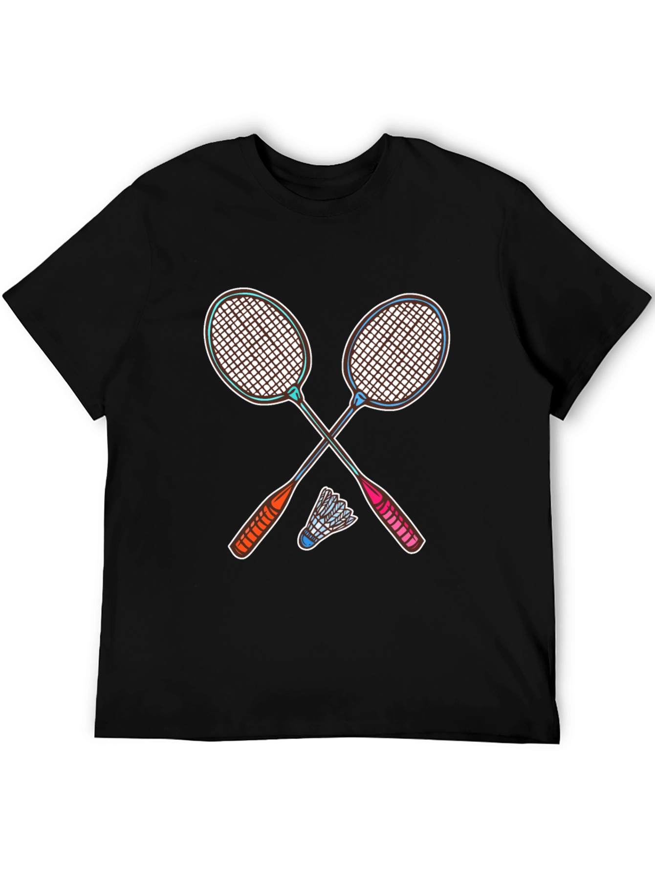 Badminton Rackets Graphic T-Shirt