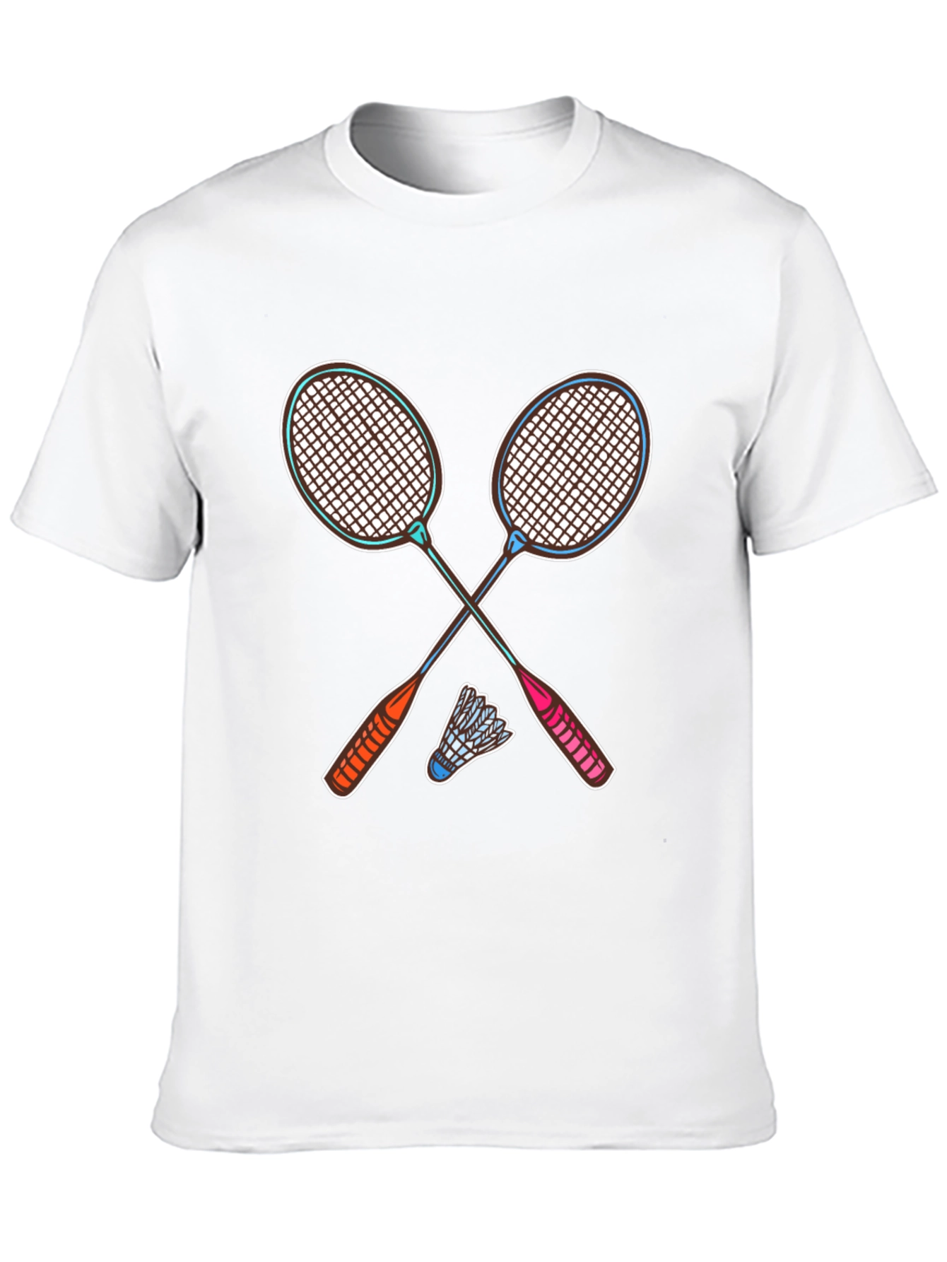 Badminton Rackets Graphic T-Shirt