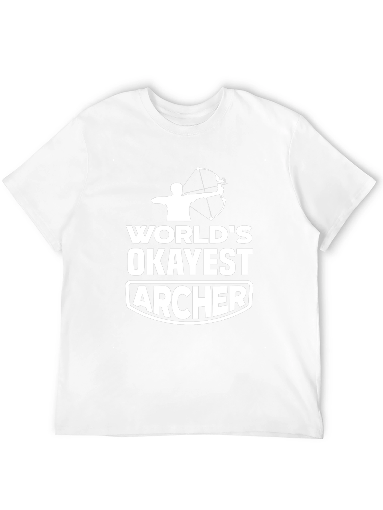 Worlds Okayest Archer T-Shirt - Funny Archery Tee