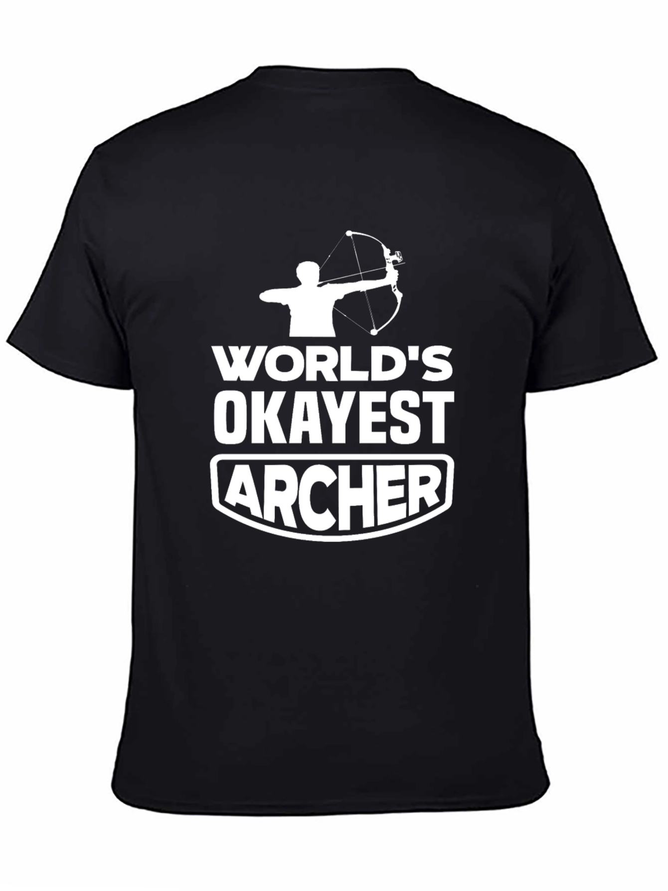 Worlds Okayest Archer T-Shirt - Funny Archery Tee