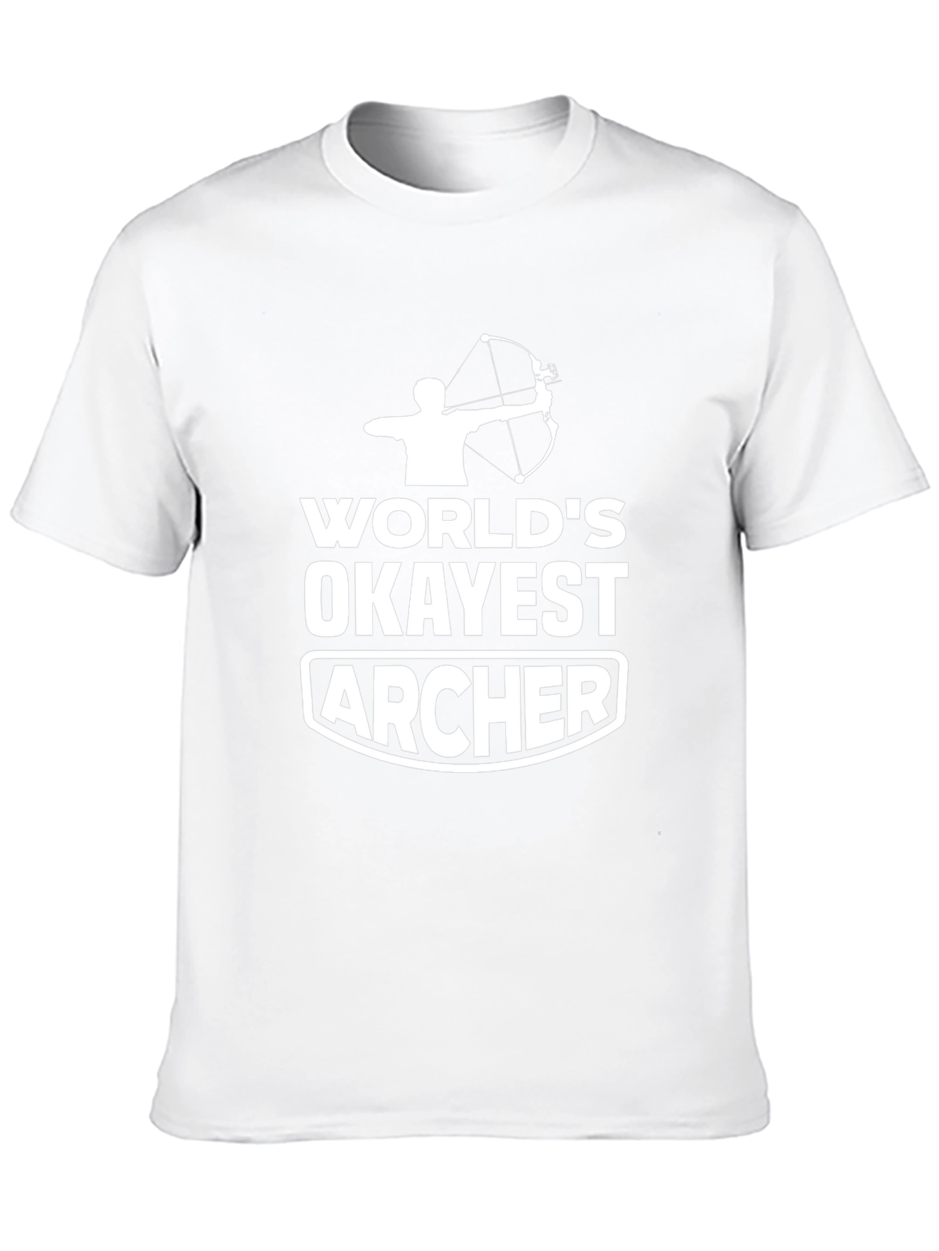 Worlds Okayest Archer T-Shirt - Funny Archery Tee
