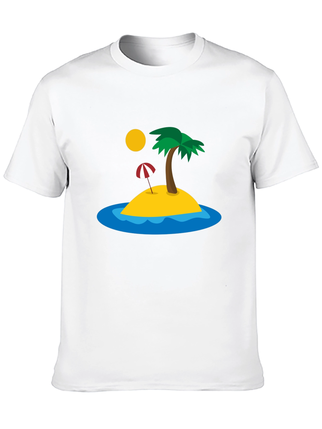 Island Paradise Graphic T-Shirt - Black
