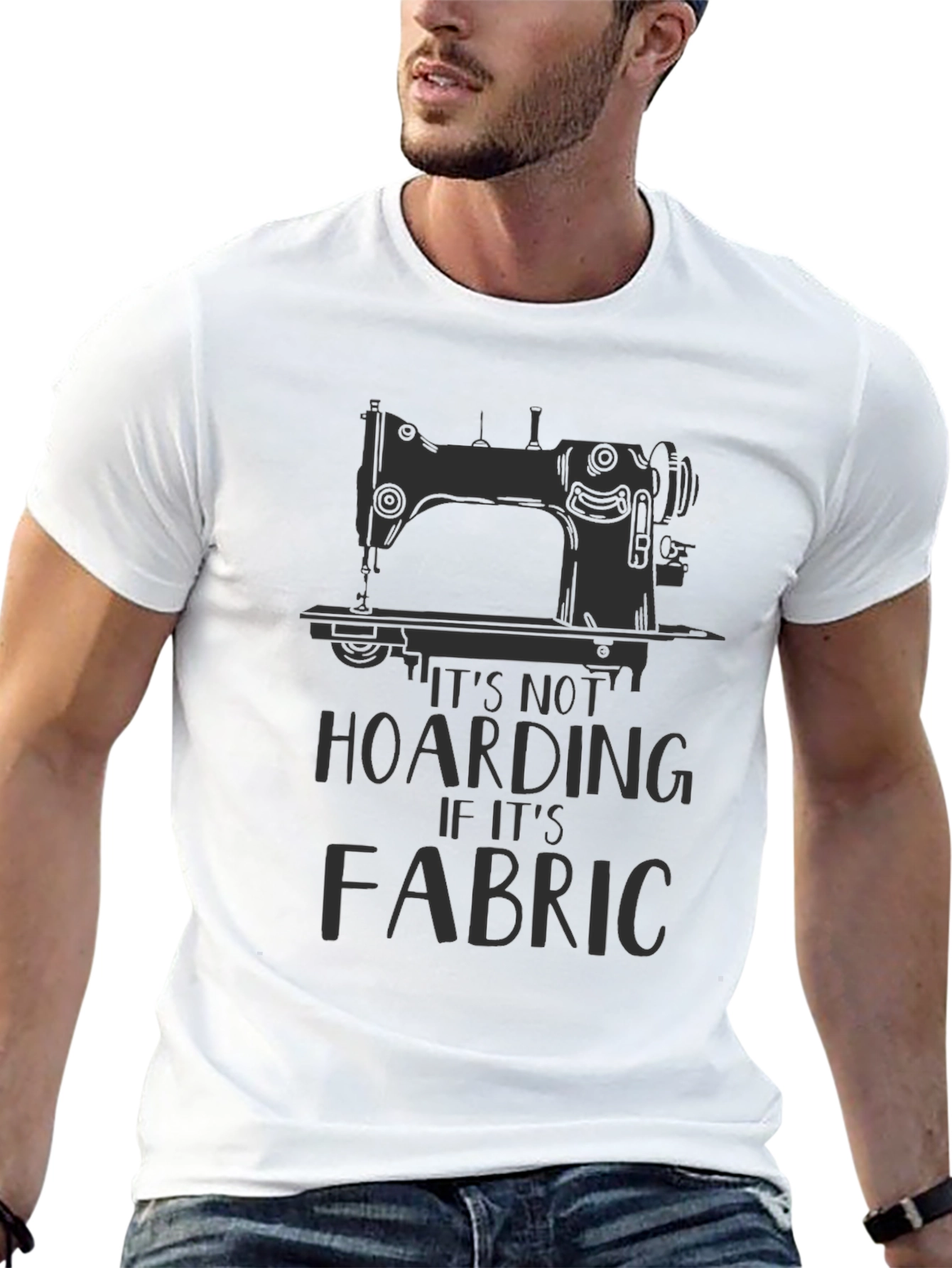 Sewing Machine Fabric Hoarding T-Shirt