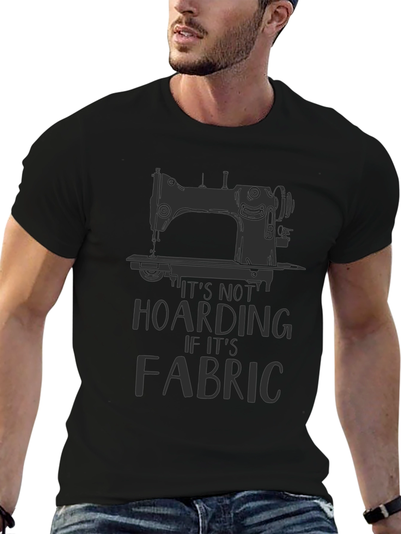 Sewing Machine Fabric Hoarding T-Shirt