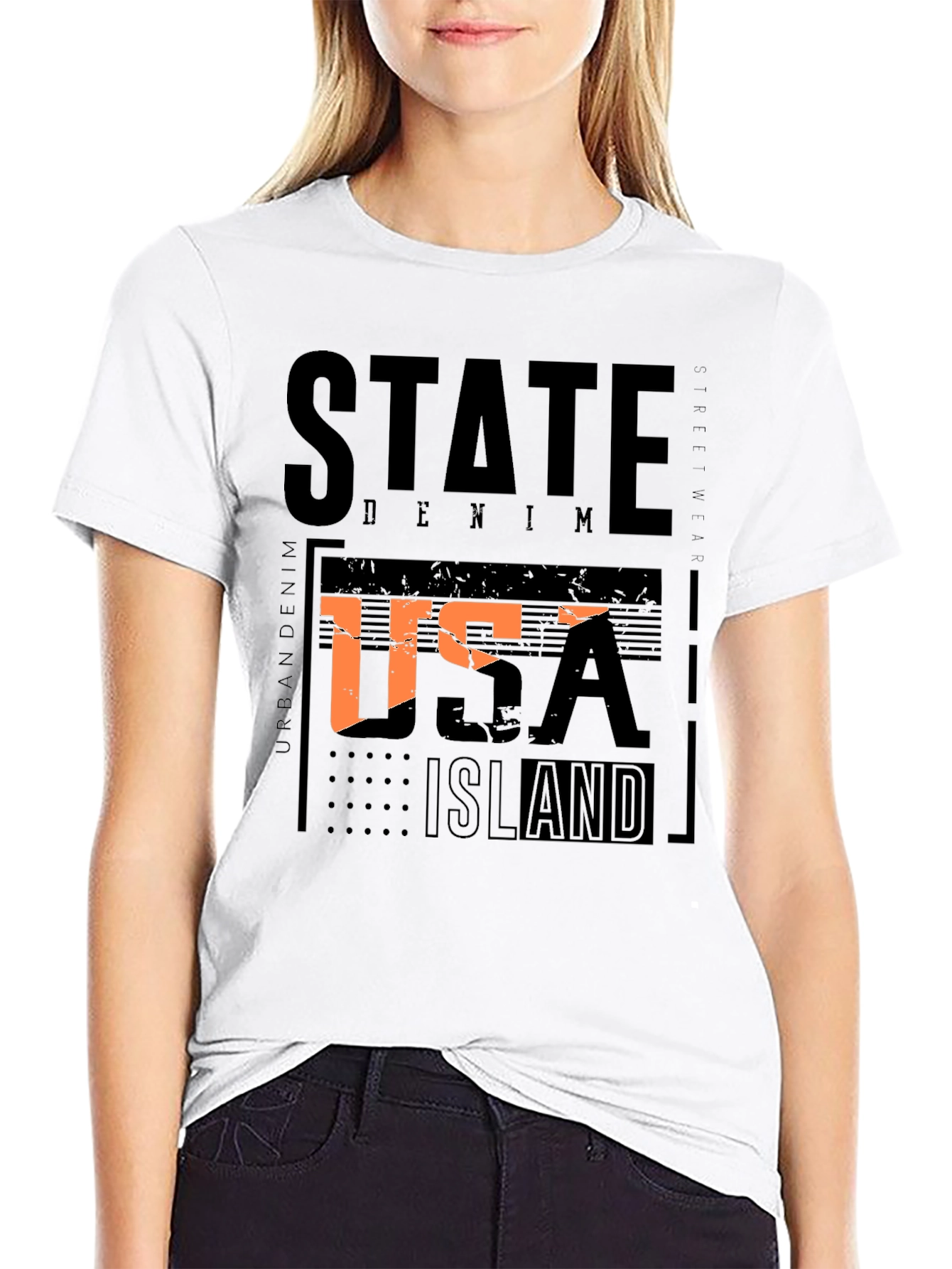 Urban Denim State Island T-Shirt