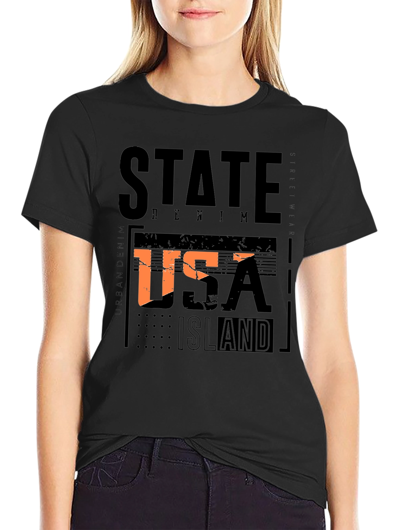 Urban Denim State Island T-Shirt
