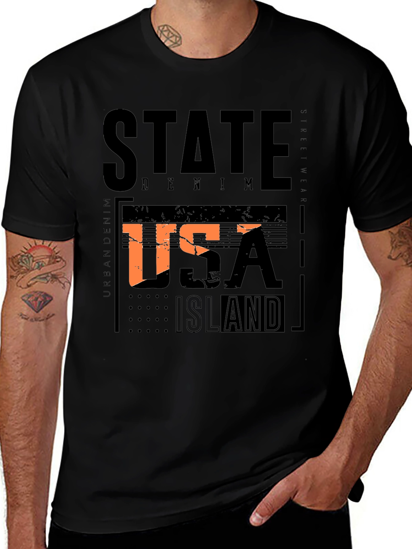 Urban Denim State Island T-Shirt