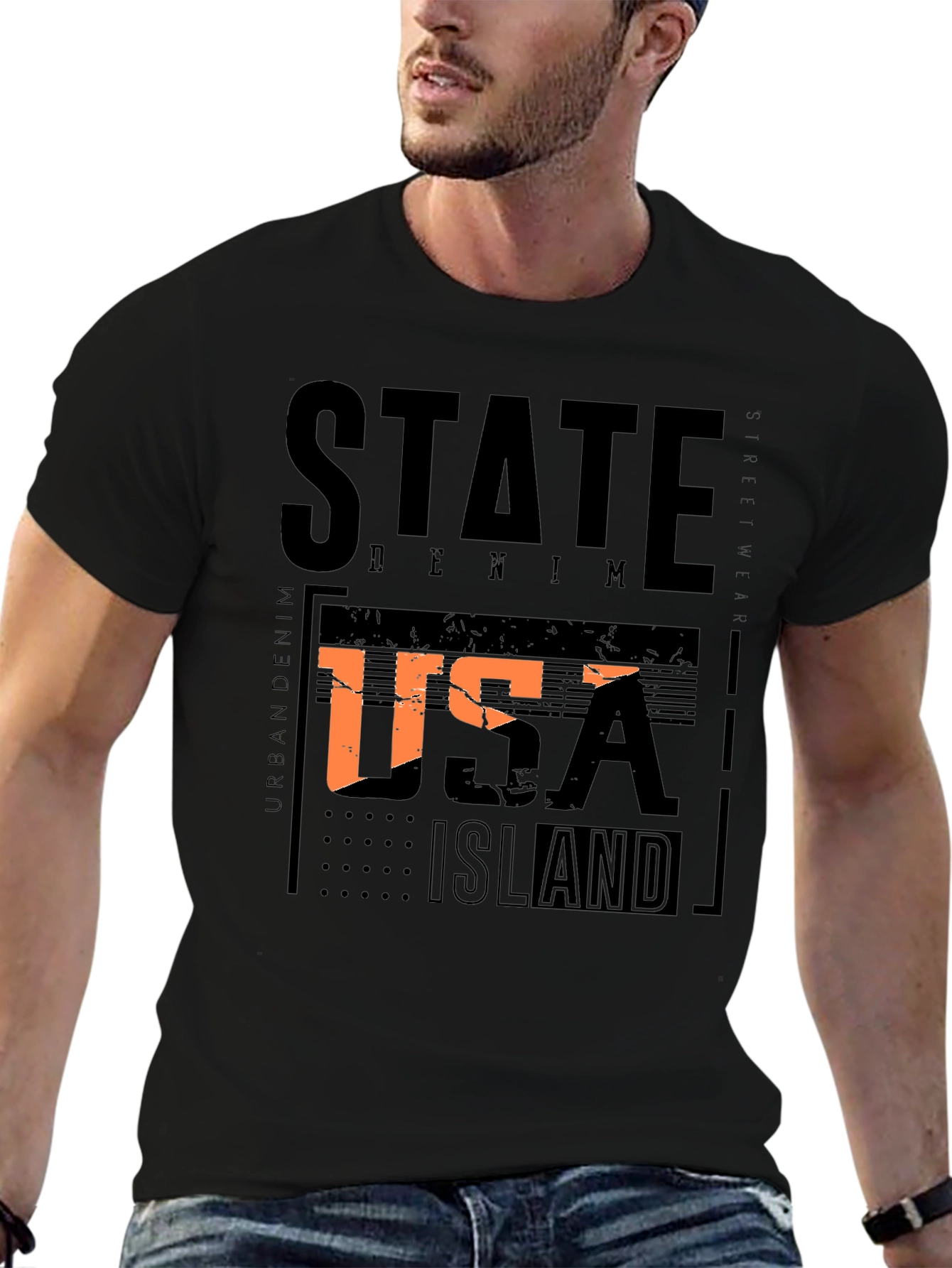 Urban Denim State Island T-Shirt