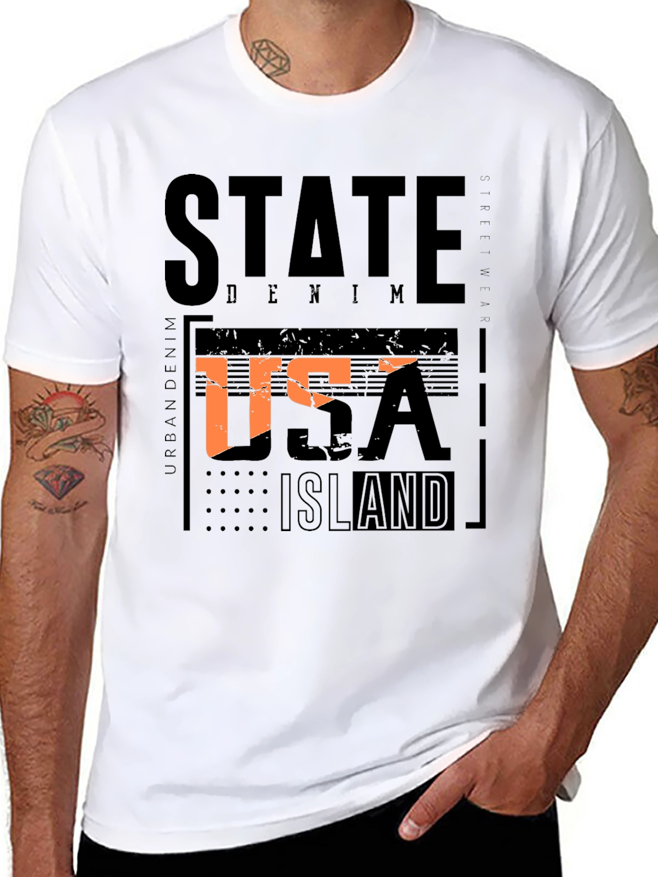Urban Denim State Island T-Shirt