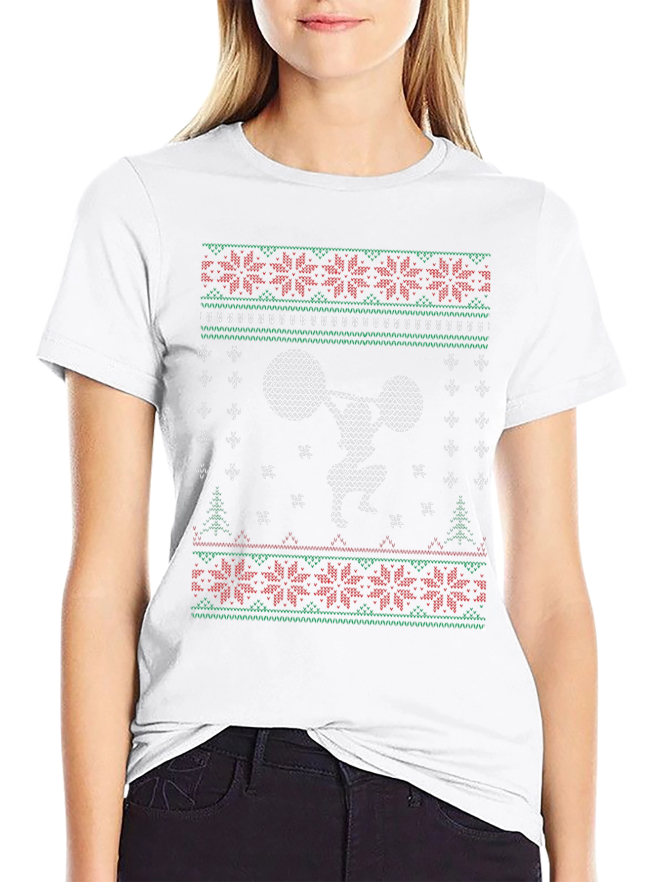 Ugly Christmas Gym T-Shirt - Weightlifting Holiday Tee