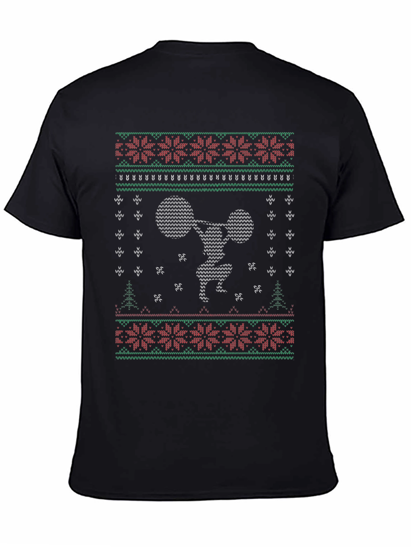 Ugly Christmas Gym T-Shirt - Weightlifting Holiday Tee