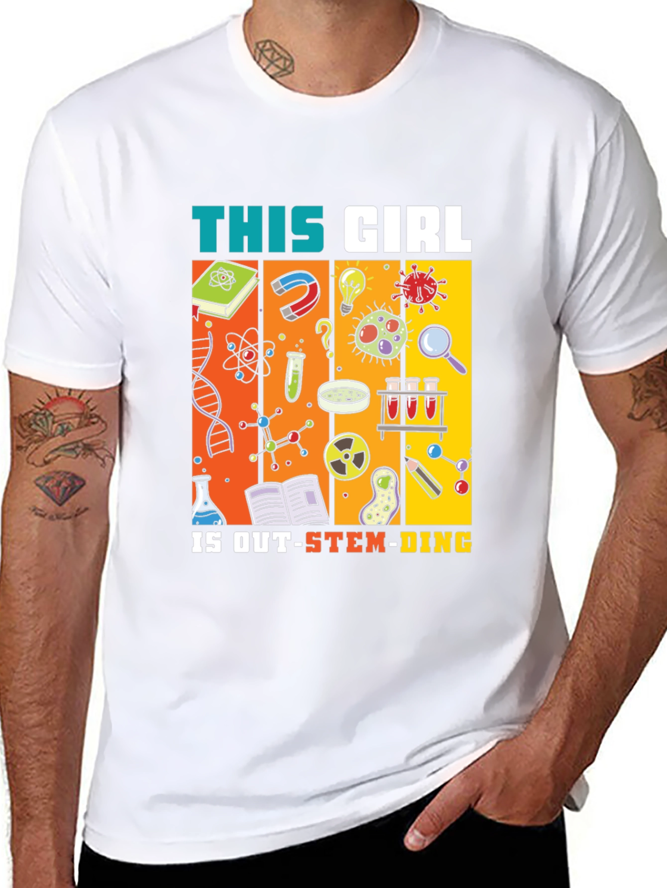 STEM Girl T-Shirt - Science Geek Tee
