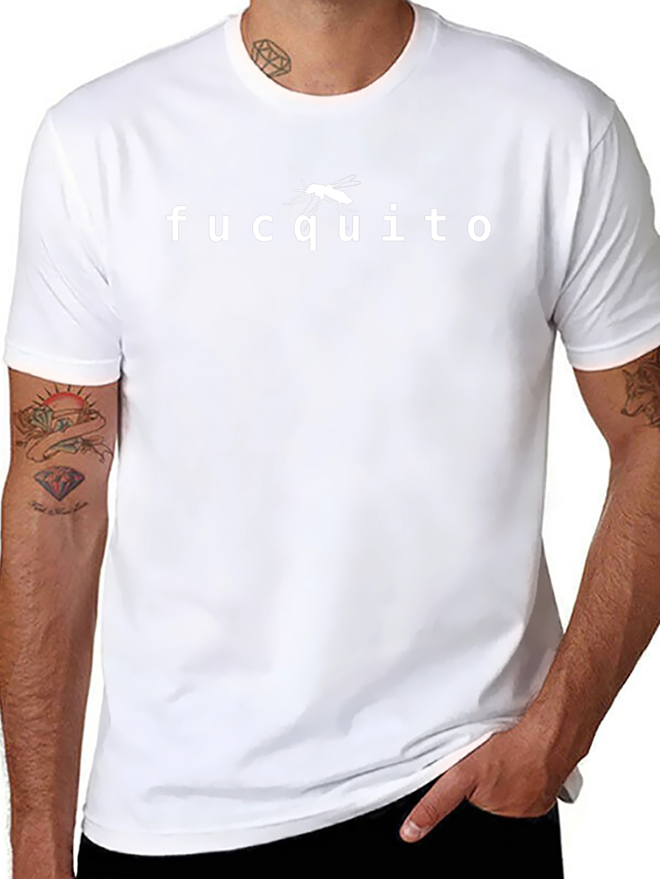 Fucquito Mosquito Graphic T-Shirt - Black