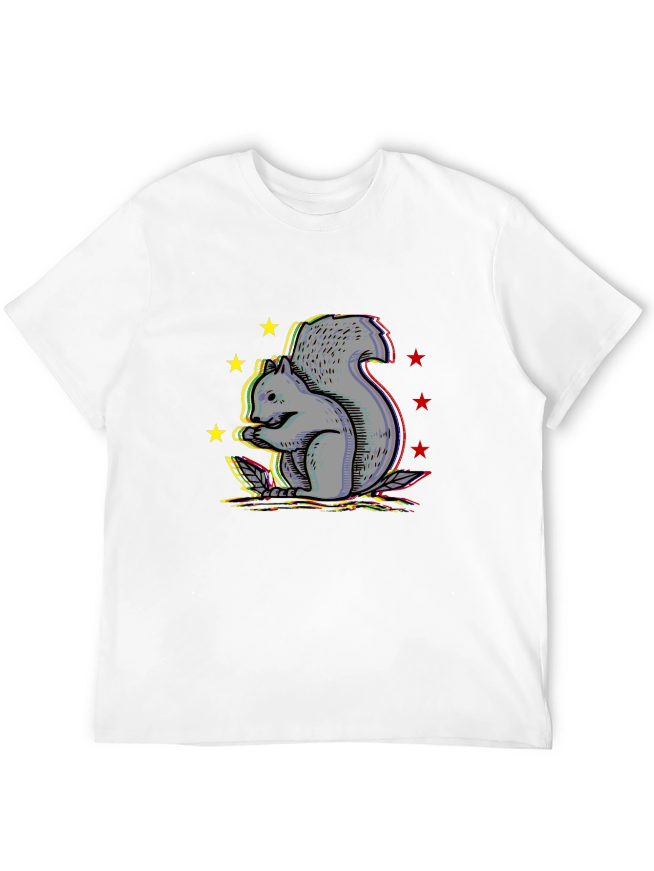 Squirrel Graphic Tee - Unisex Cotton Blend Shirt