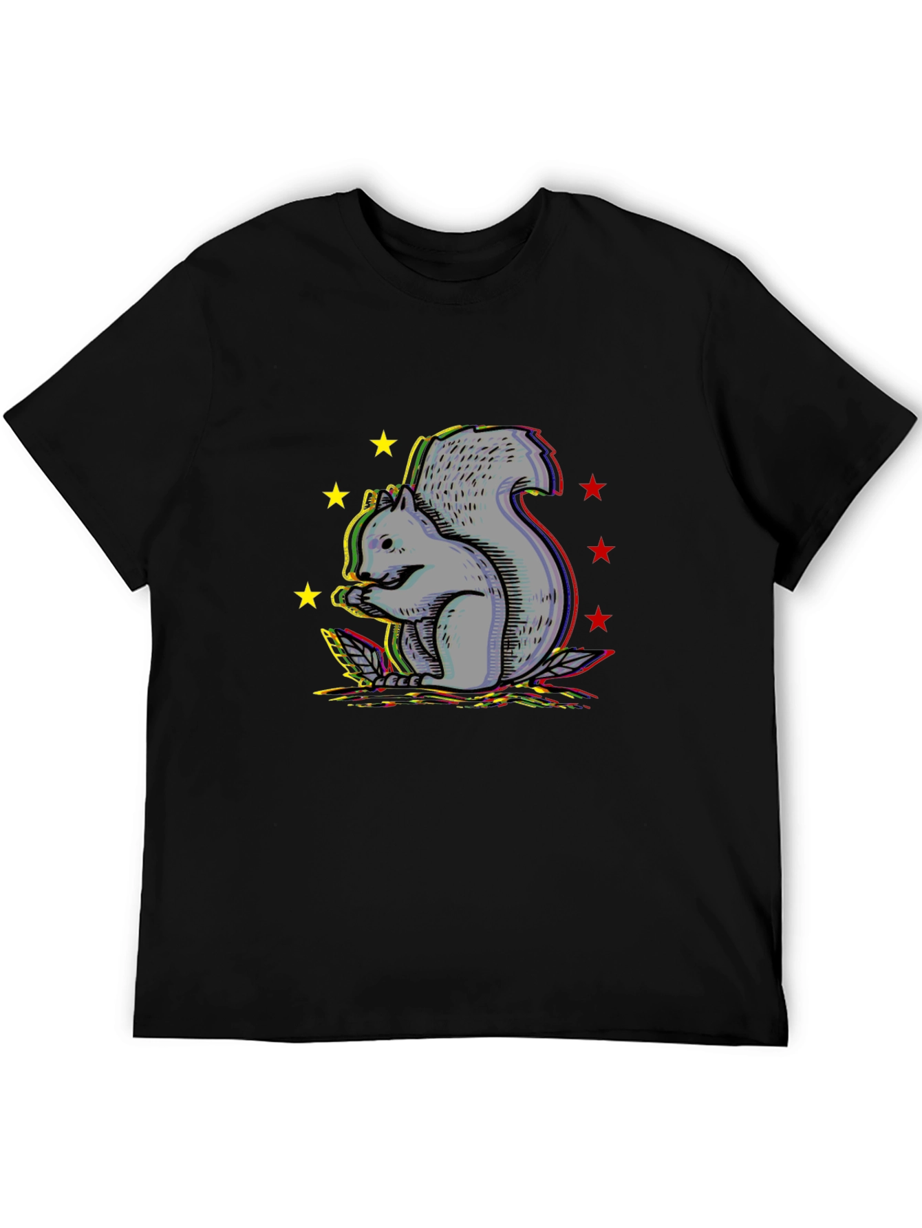 Squirrel Graphic Tee - Unisex Cotton Blend Shirt