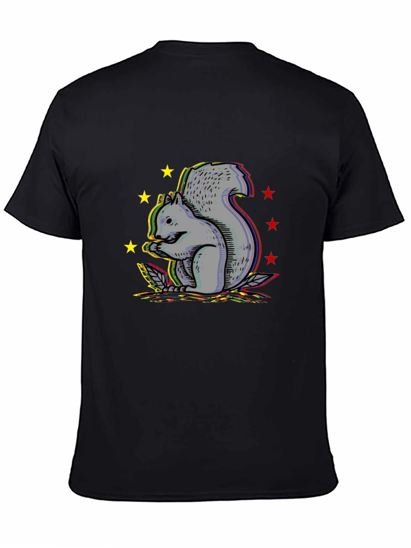 Squirrel Graphic Tee - Unisex Cotton Blend Shirt