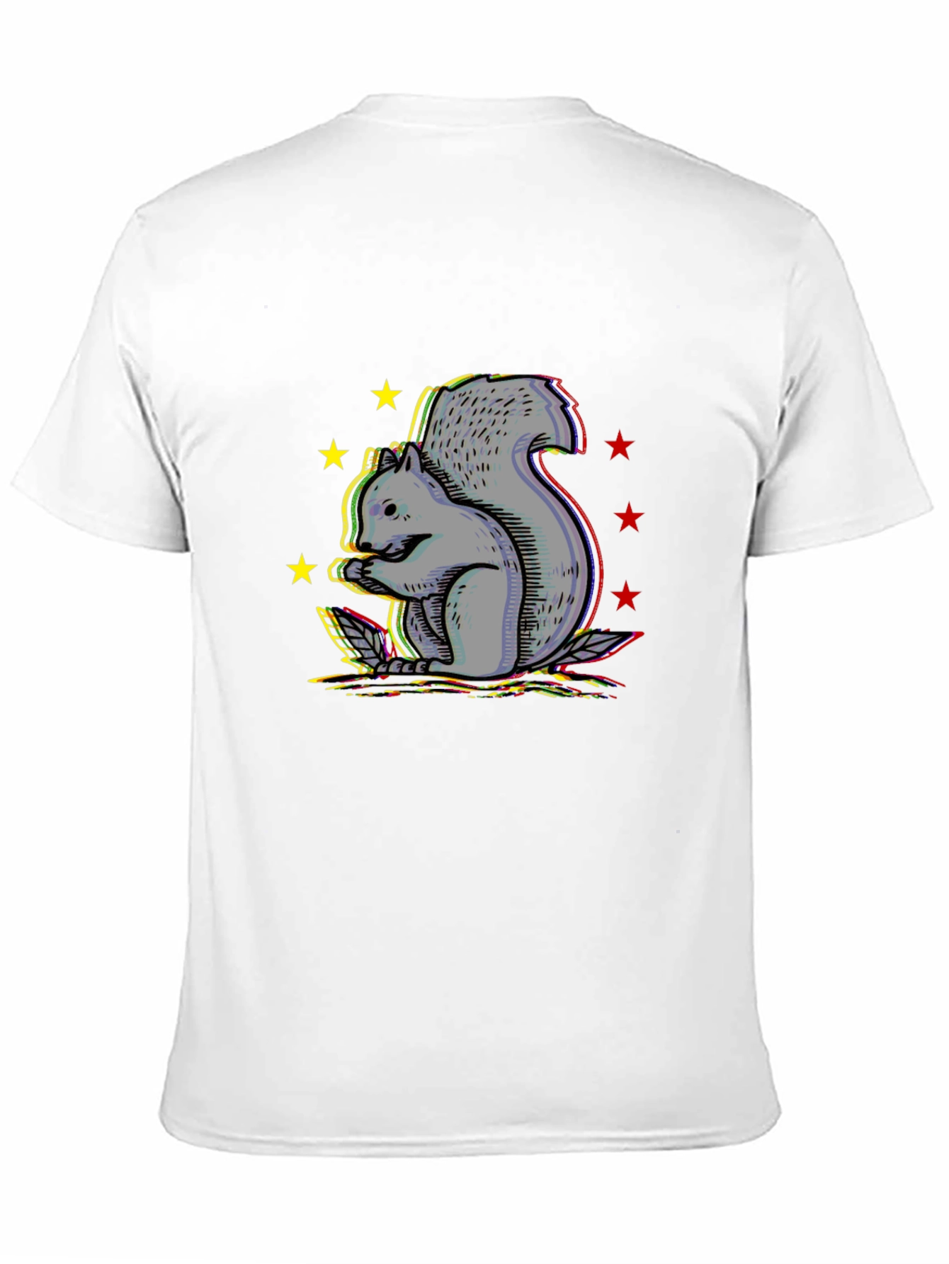 Squirrel Graphic Tee - Unisex Cotton Blend Shirt