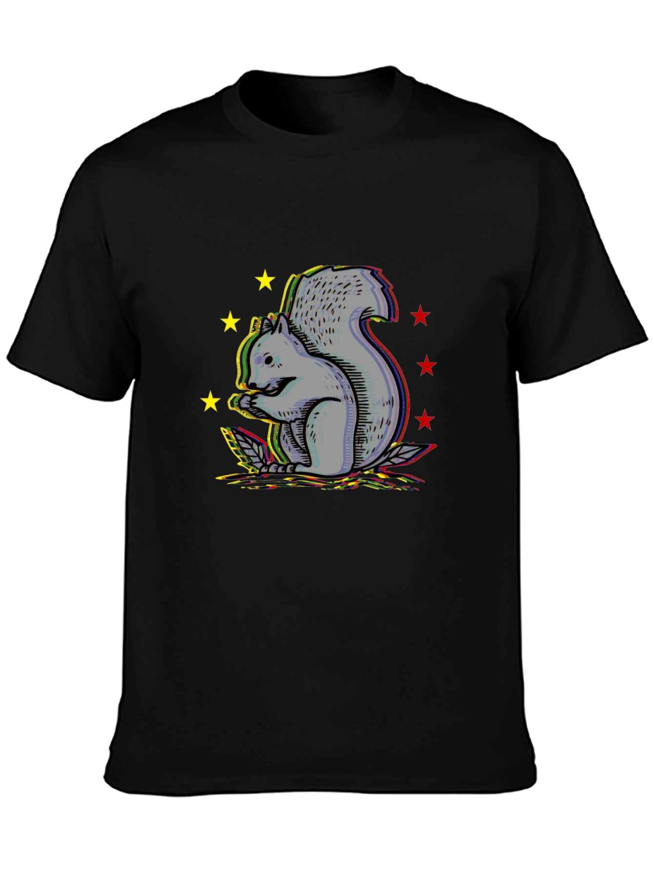 Squirrel Graphic Tee - Unisex Cotton Blend Shirt