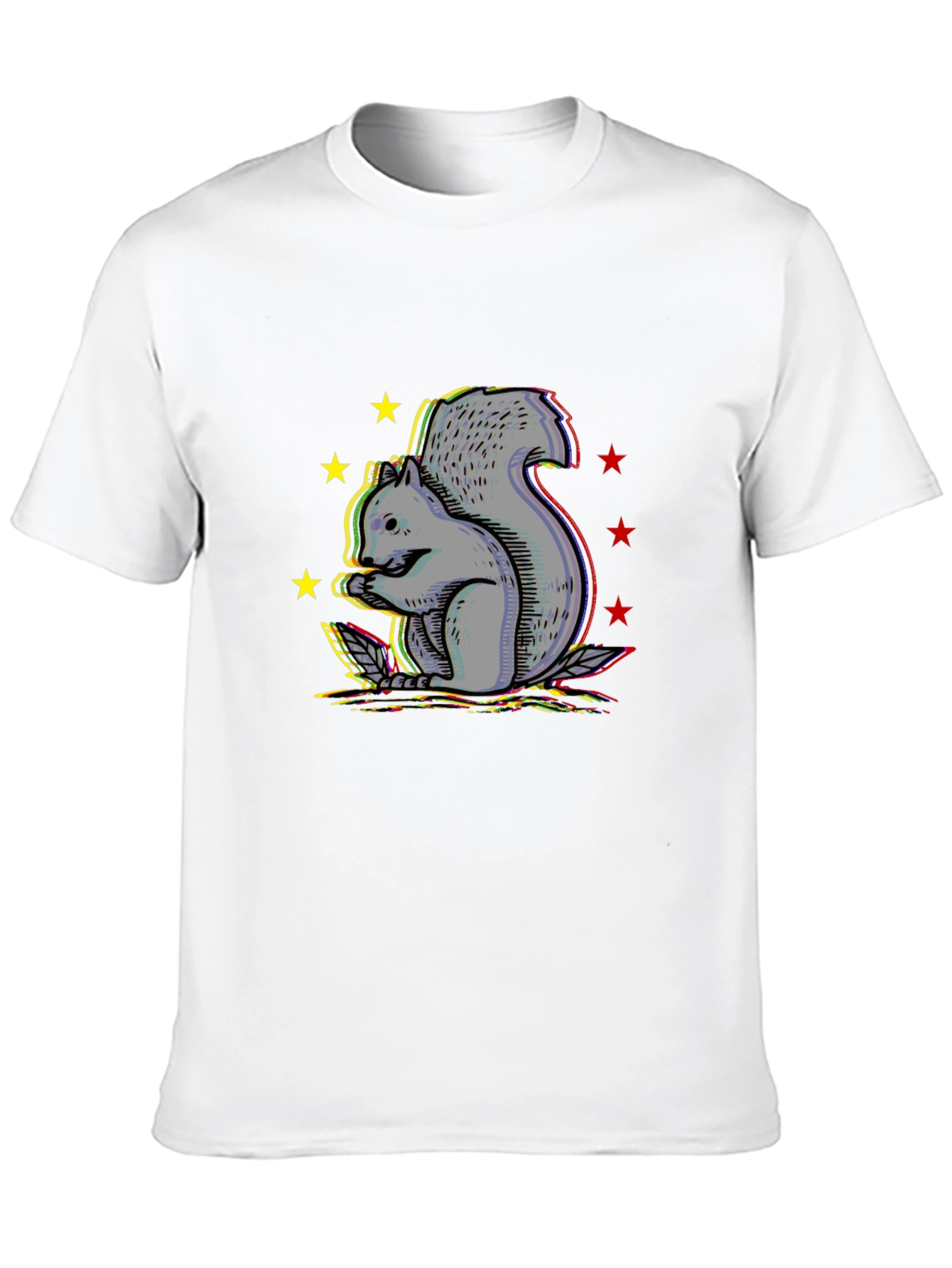Squirrel Graphic Tee - Unisex Cotton Blend Shirt
