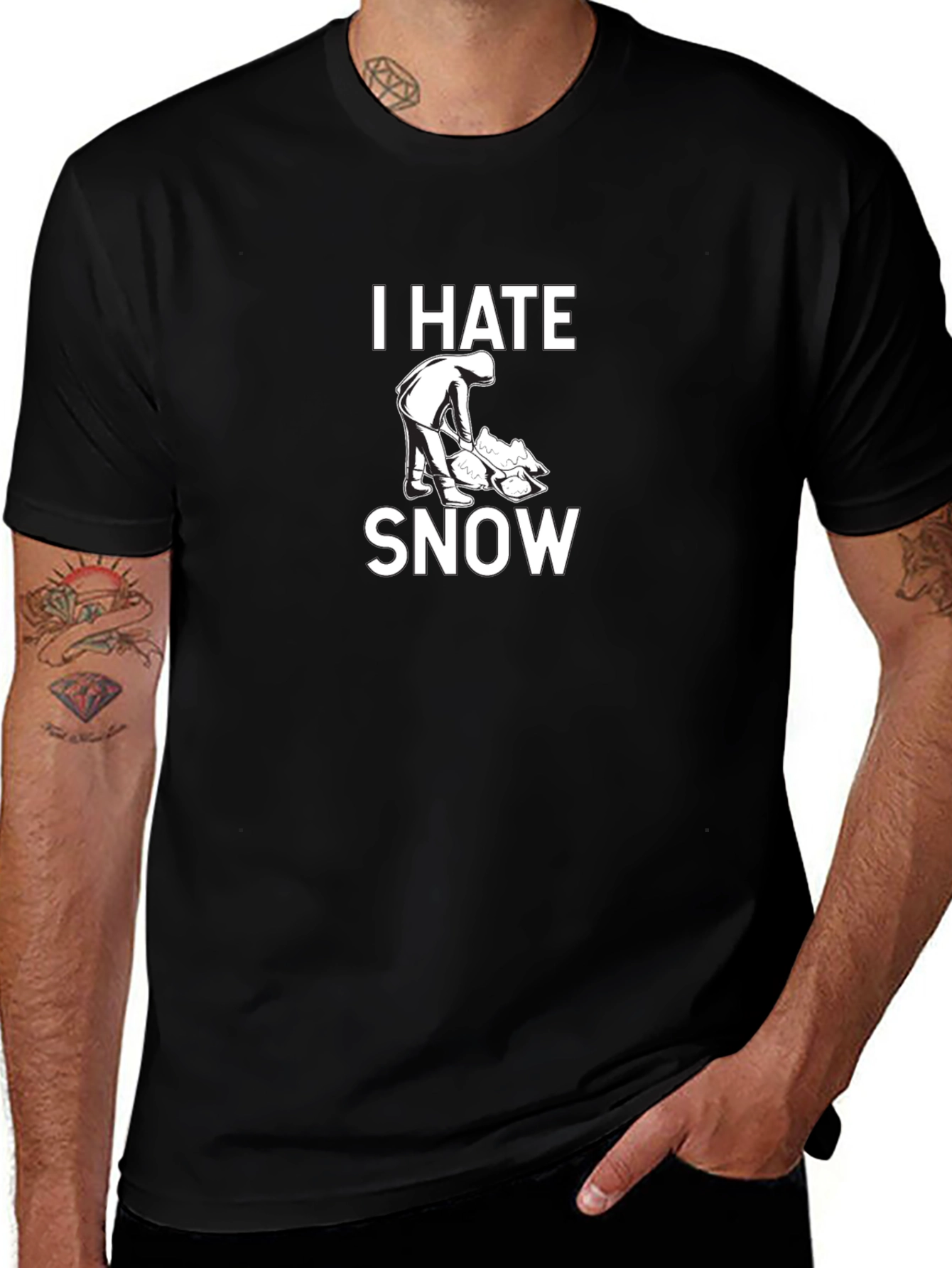 I Hate Snow Graphic T-Shirt