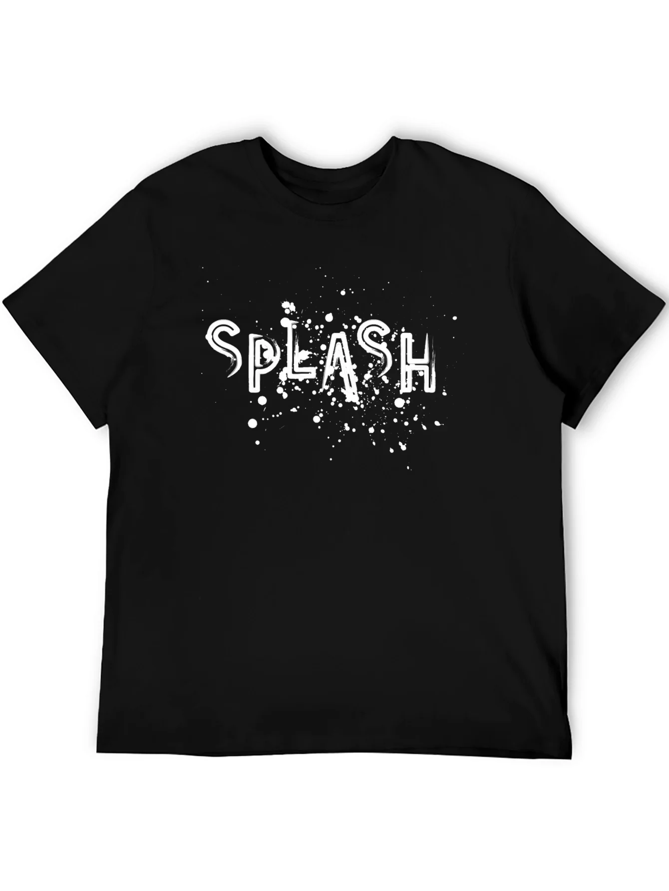 Splash Graphic Black T-Shirt
