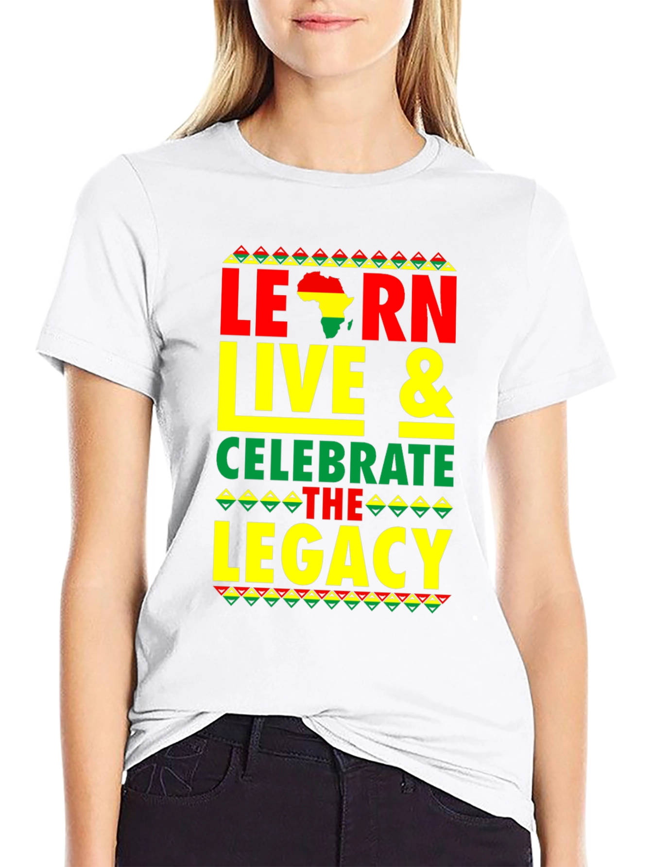 Black History Month Learn Live Celebrate Legacy T-Shirt