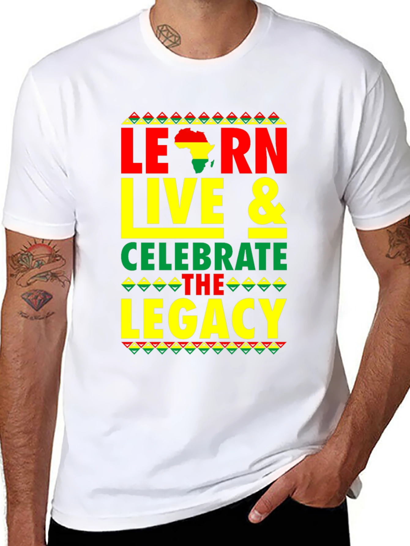 Black History Month Learn Live Celebrate Legacy T-Shirt
