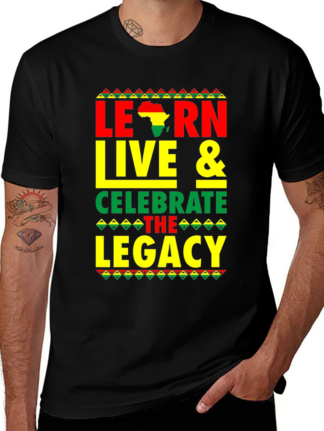 Black History Month Learn Live Celebrate Legacy T-Shirt