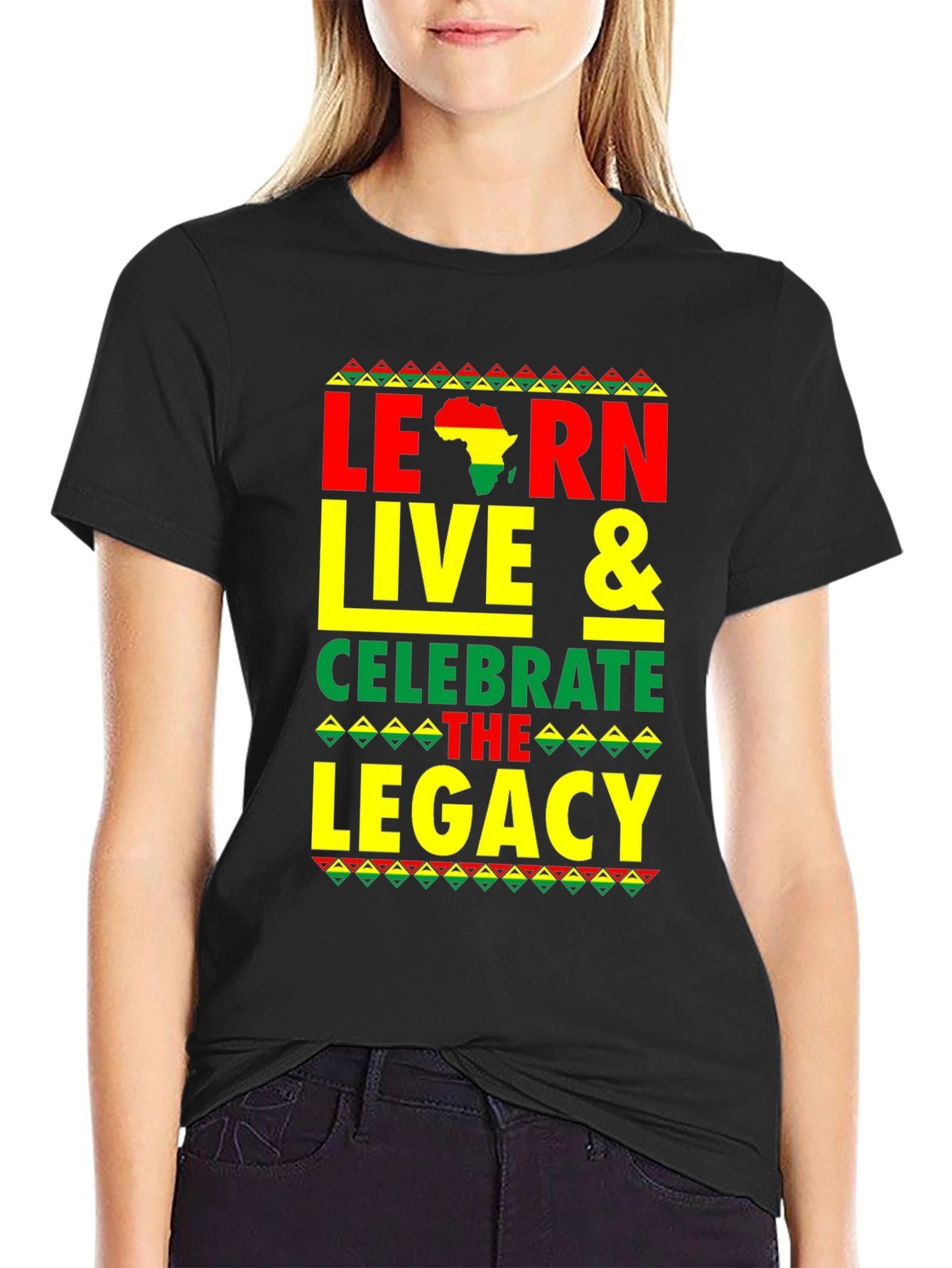 Black History Month Learn Live Celebrate Legacy T-Shirt
