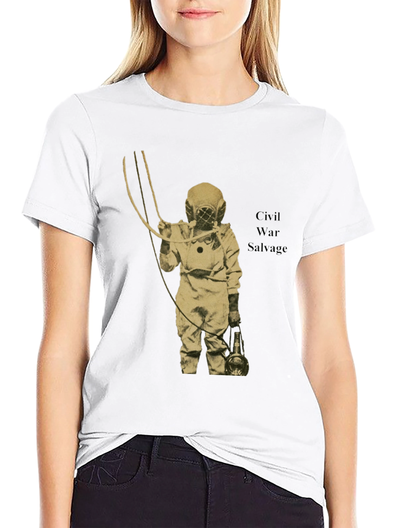 Civil War Salvage Diver Graphic Tee