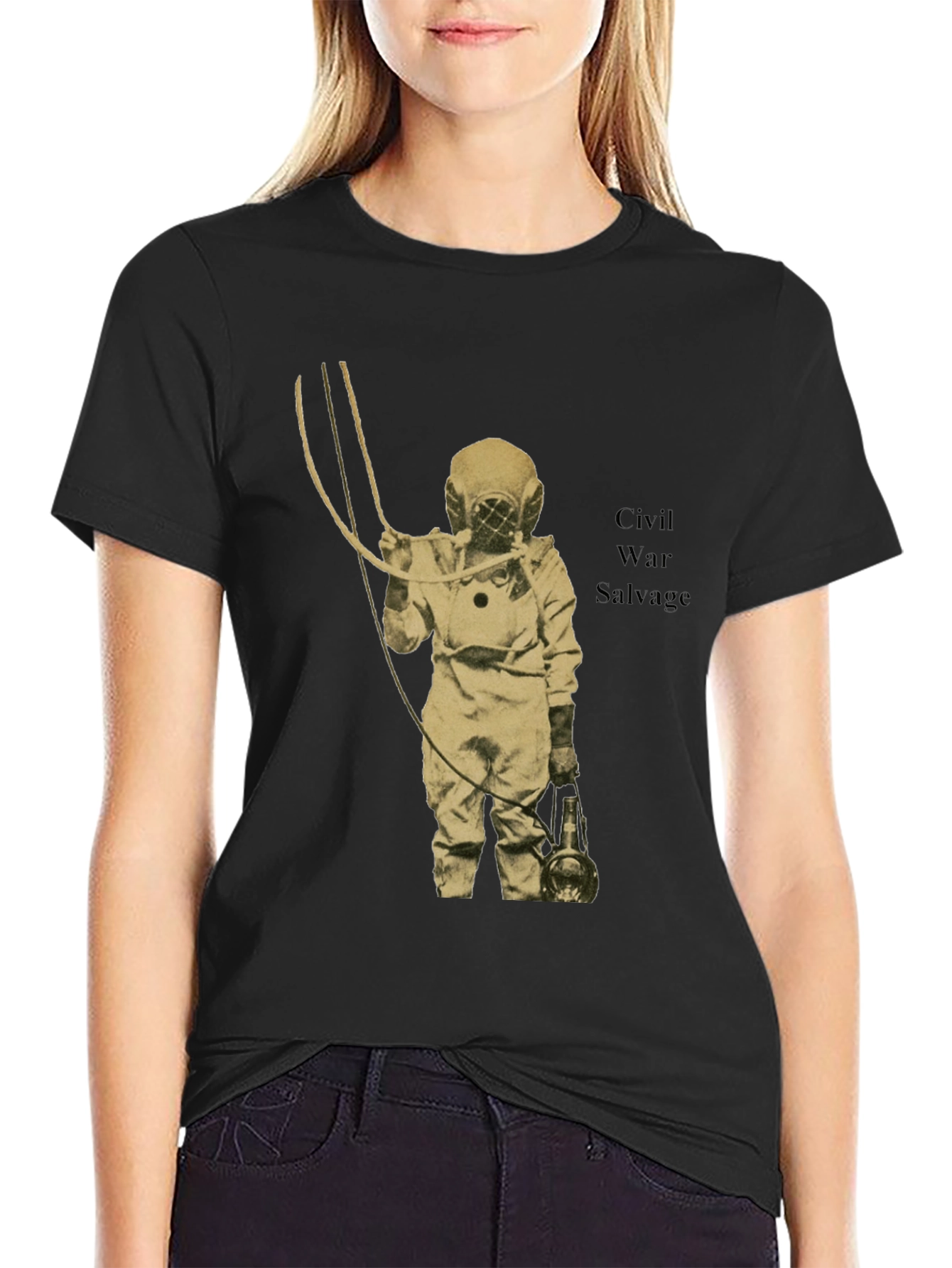 Civil War Salvage Diver Graphic Tee