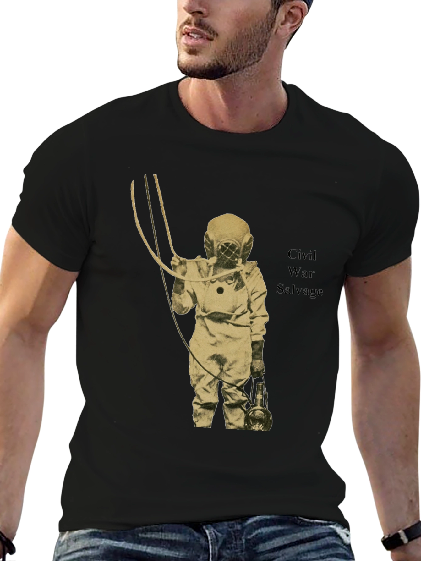 Civil War Salvage Diver Graphic Tee