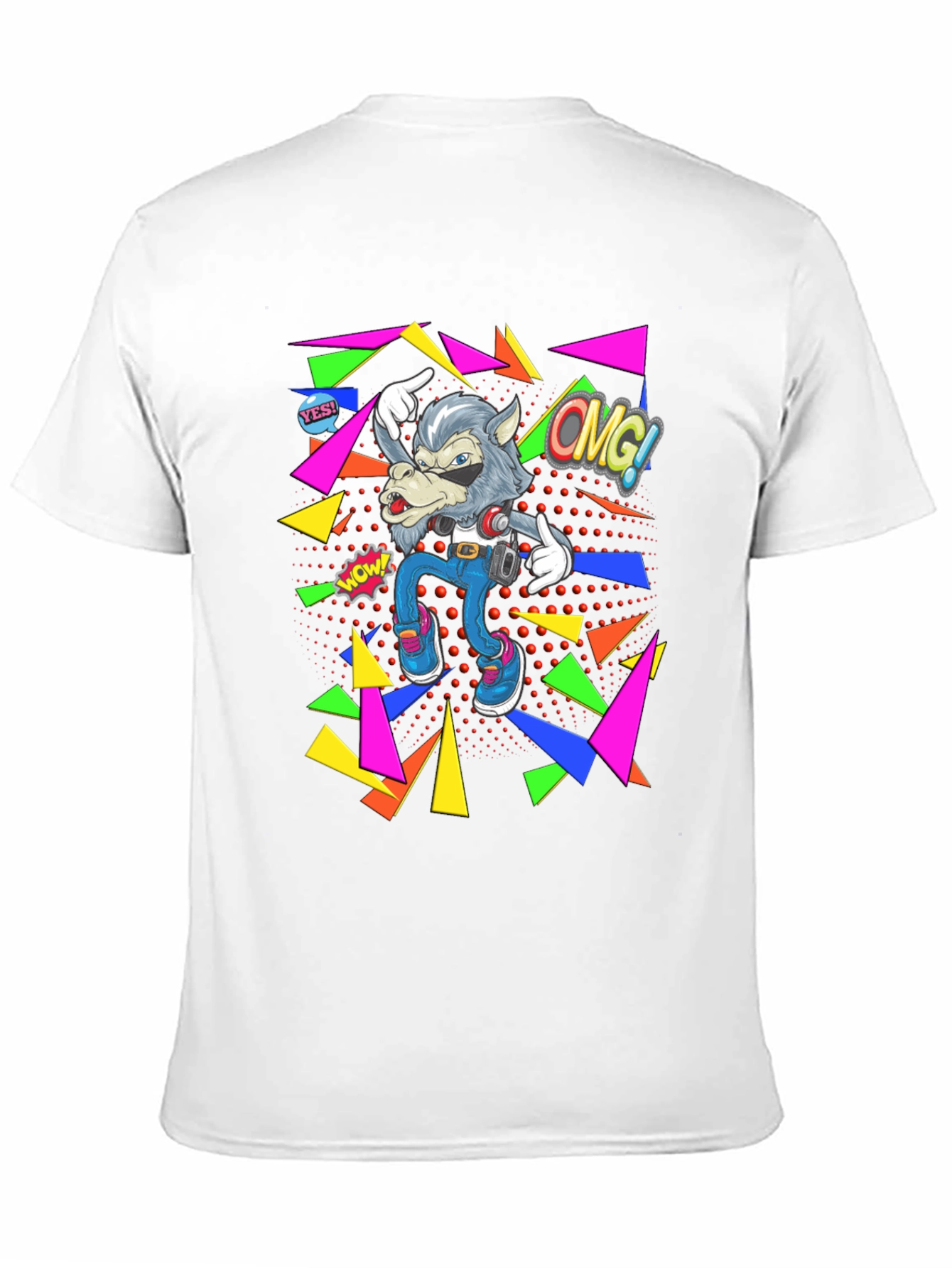 Retro Wolf Graphic Tee