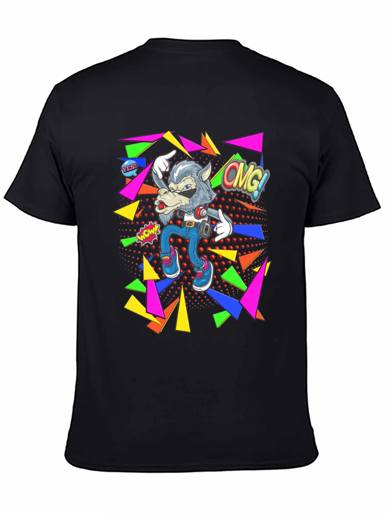 Retro Wolf Graphic Tee