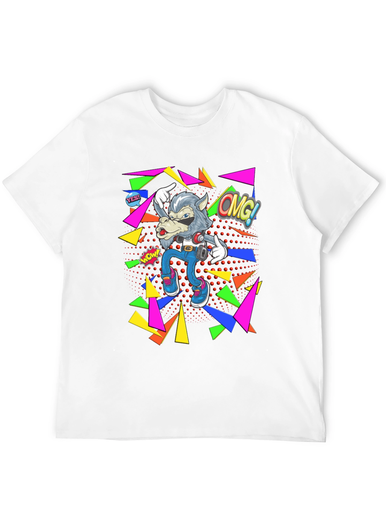 Retro Wolf Graphic Tee