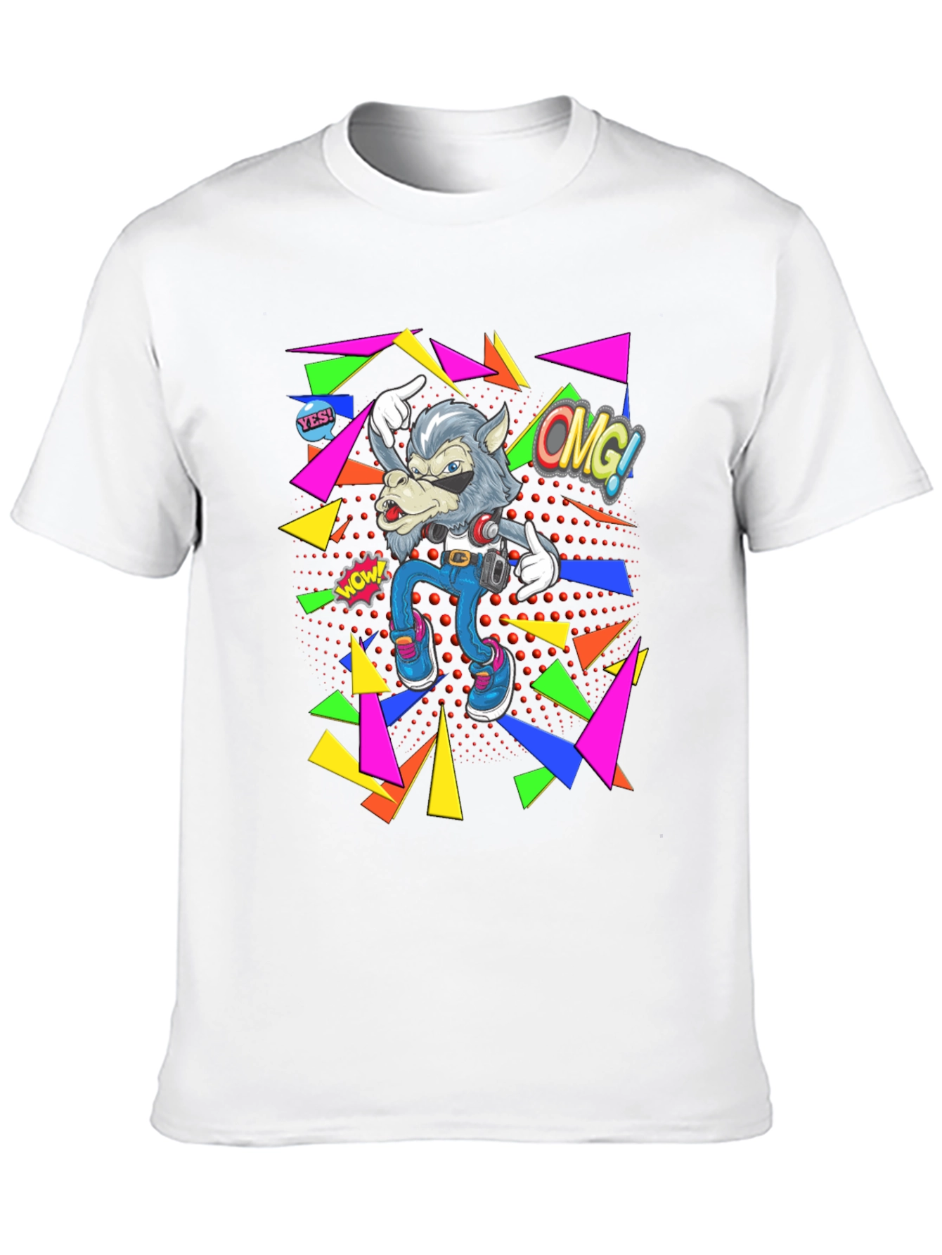 Retro Wolf Graphic Tee