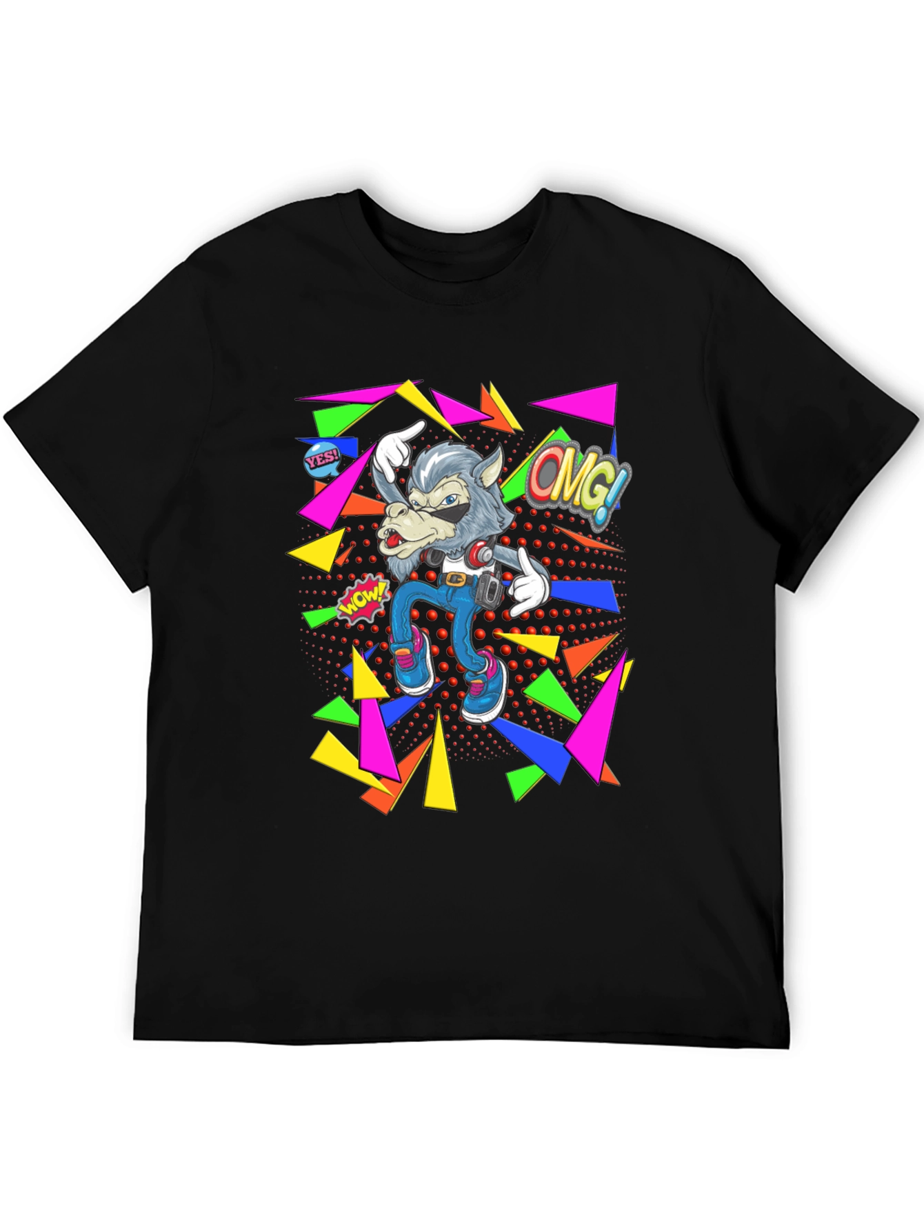 Retro Wolf Graphic Tee